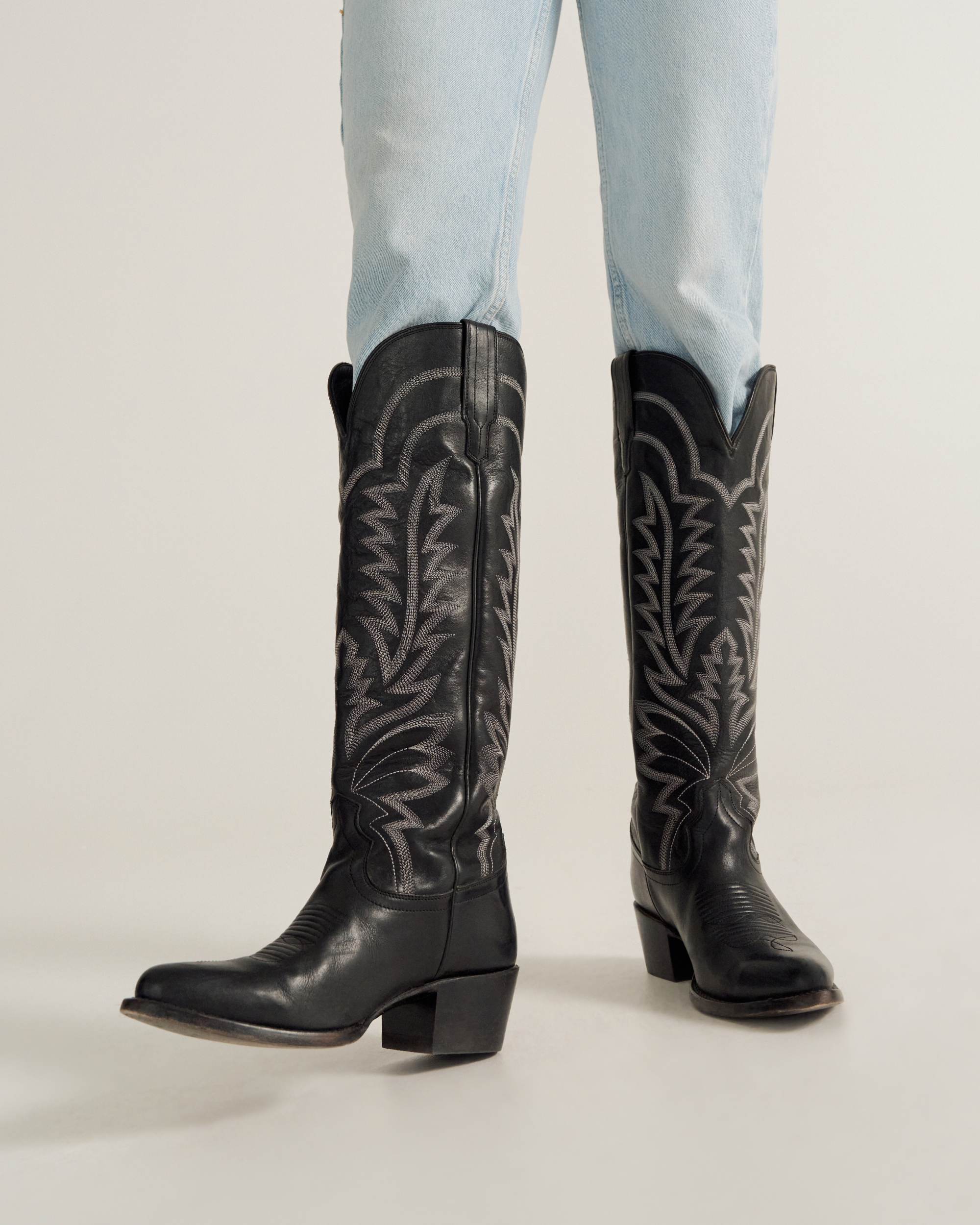 The Abby - Midnight Cowhide