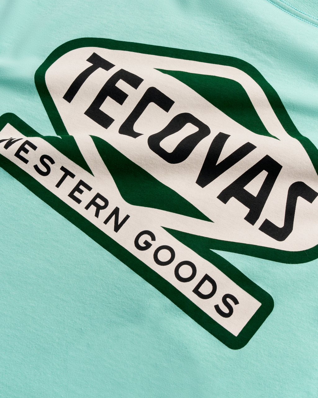 Men's Neon Sign Tee - Turquoise Pima Cotton