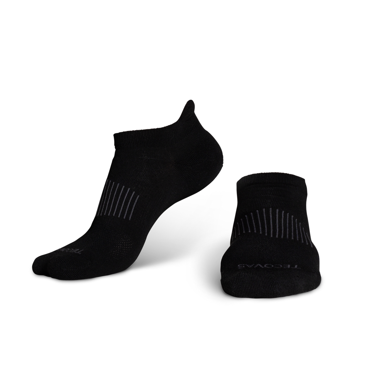 Ankle Socks (3-Pack) - Black Polyester Spandex