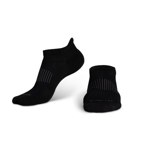 Ankle Socks (3-Pack) - Black Polyester Spandex