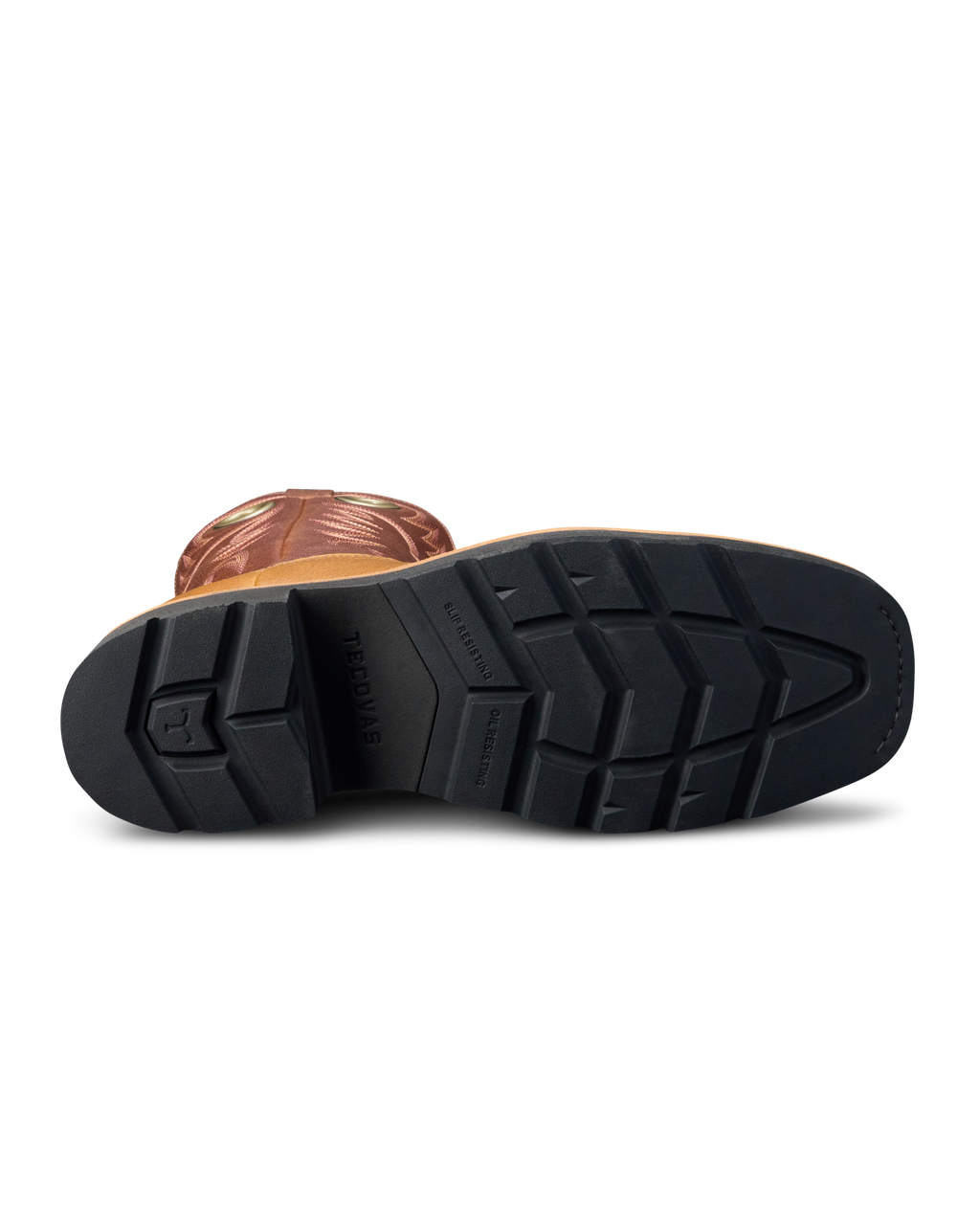 LongHaul Waterproof Square Composite Toe Work Boot - Wheat Maple Cowhide