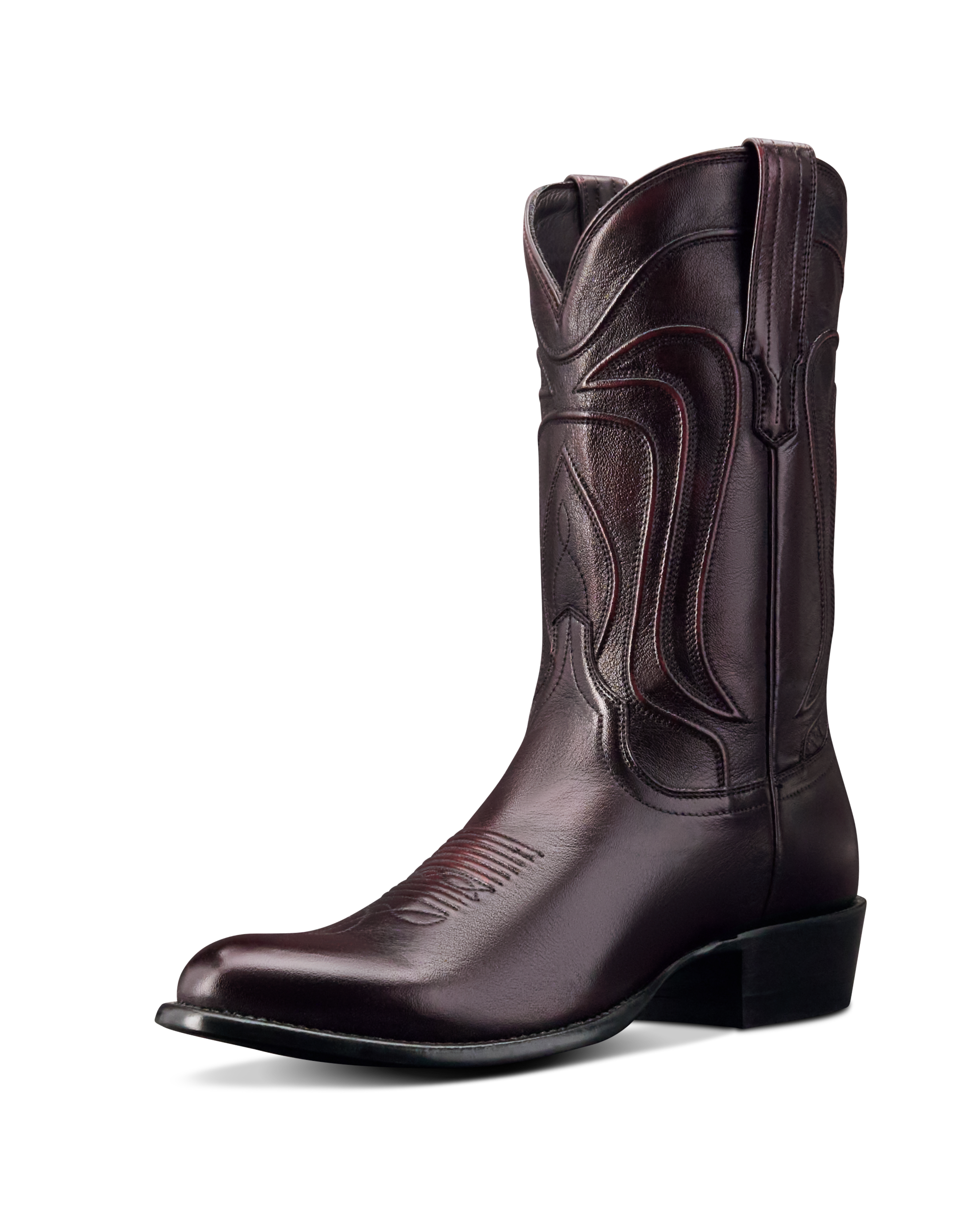 The Cartwright - Black Cherry Cowhide
