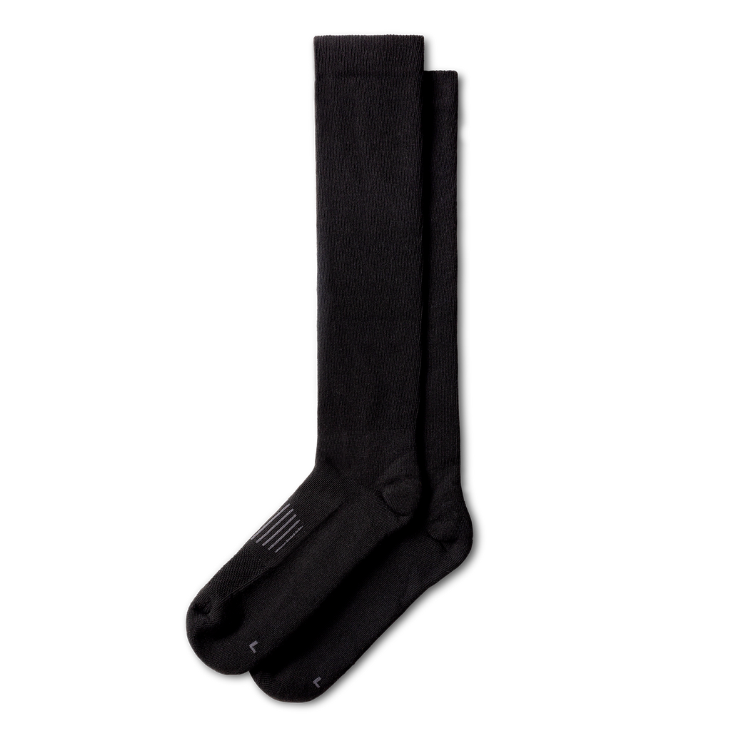 Over-The-Calf Socks (Single) - Midnight Polyester Spandex