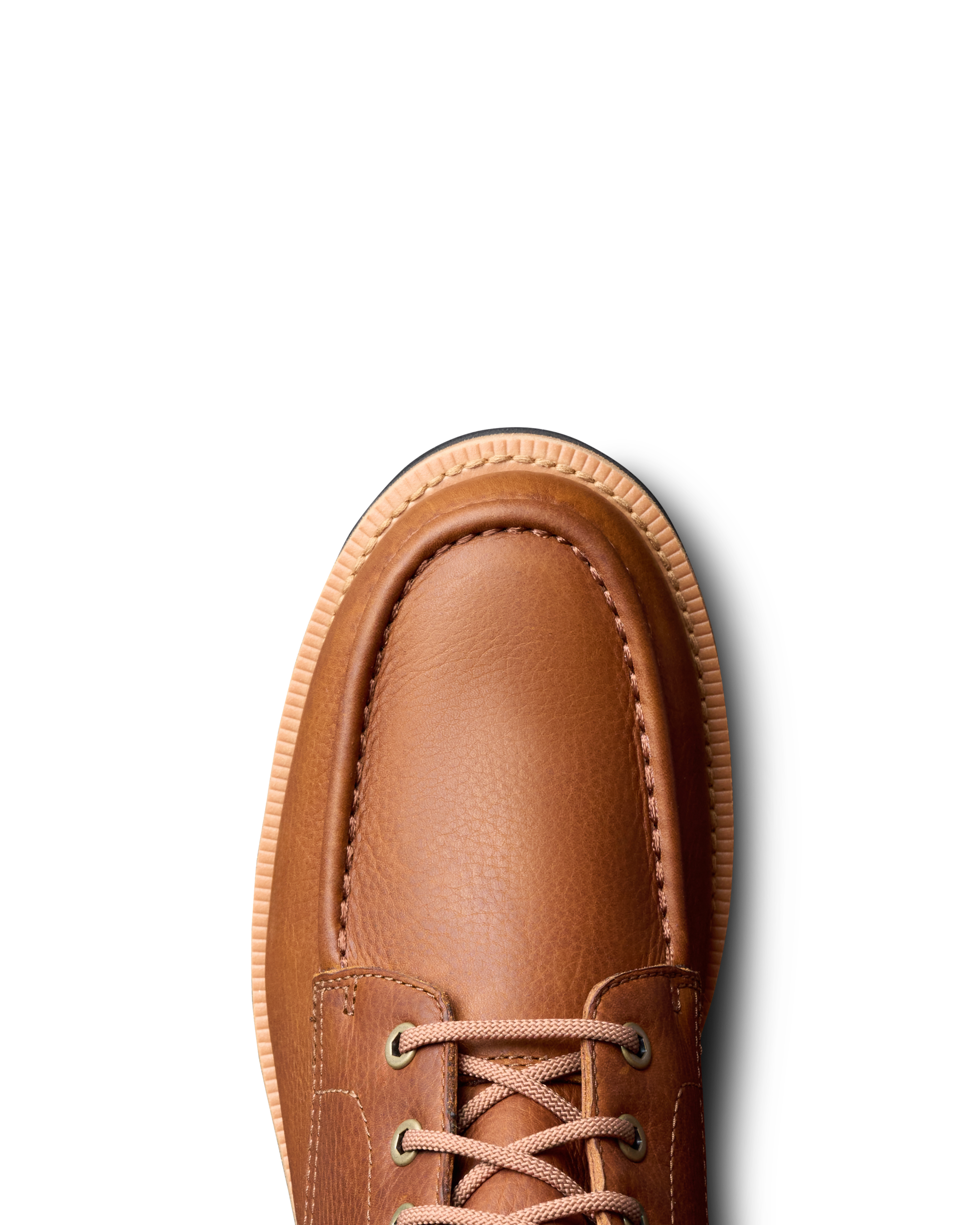 The Rugged Moc - Saddle Cowhide