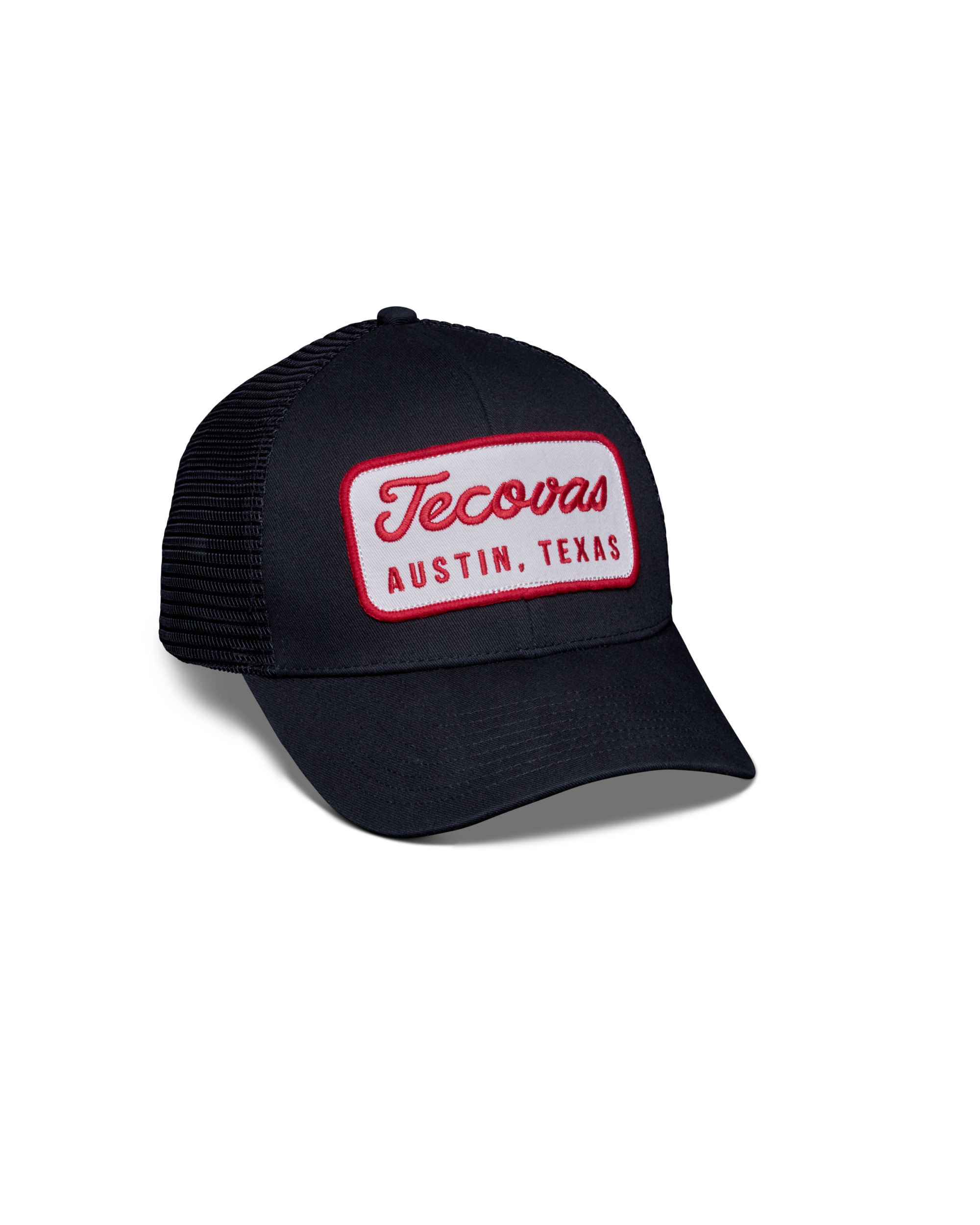Mechanic Mid Profile Trucker Hat - Black Cotton Polyester