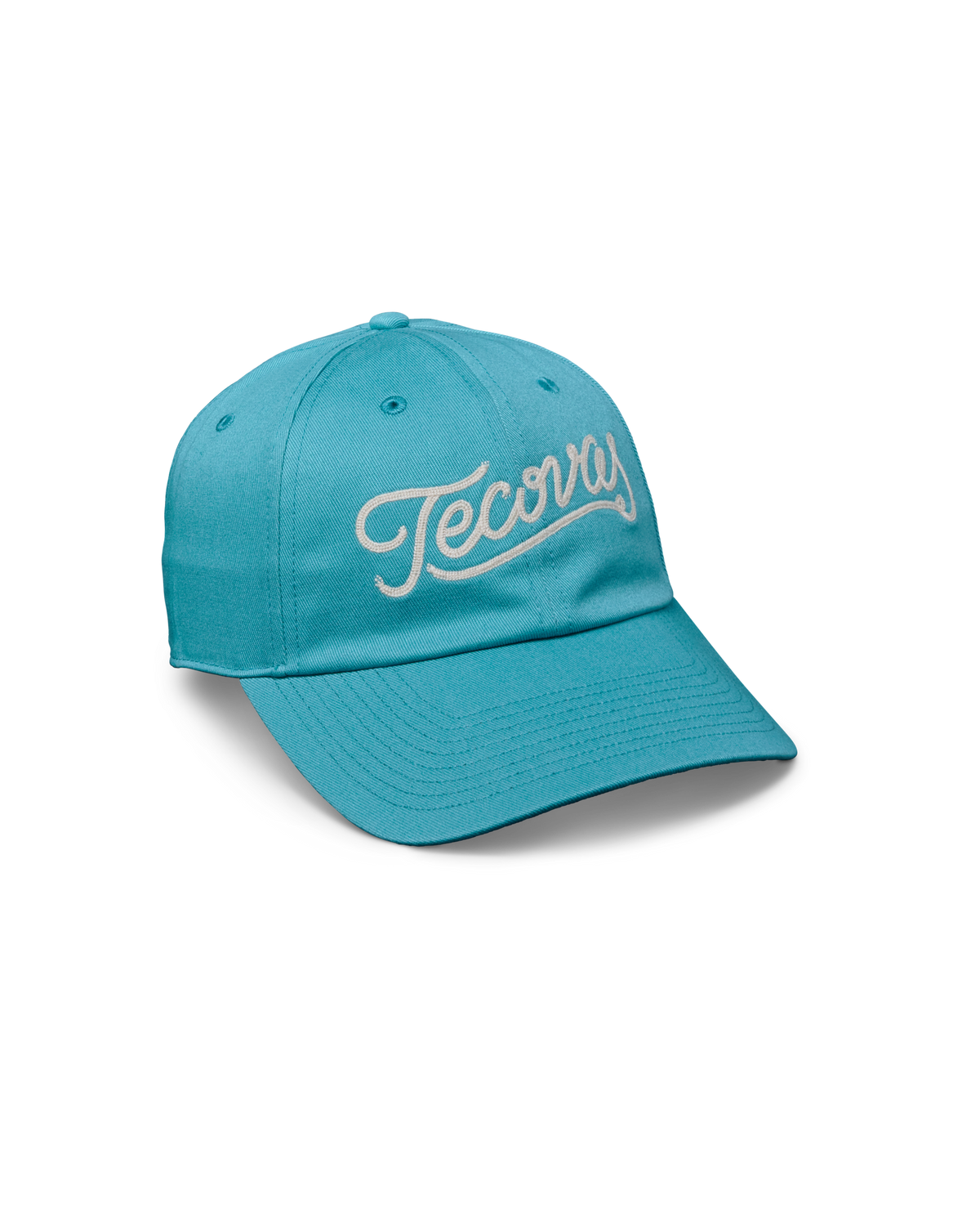 Tecovas Script Unstructured Hat - Teal Cotton