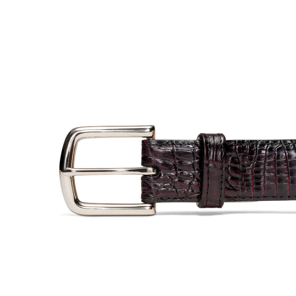 Men's Crocodile Belt - Midnight Crocodile