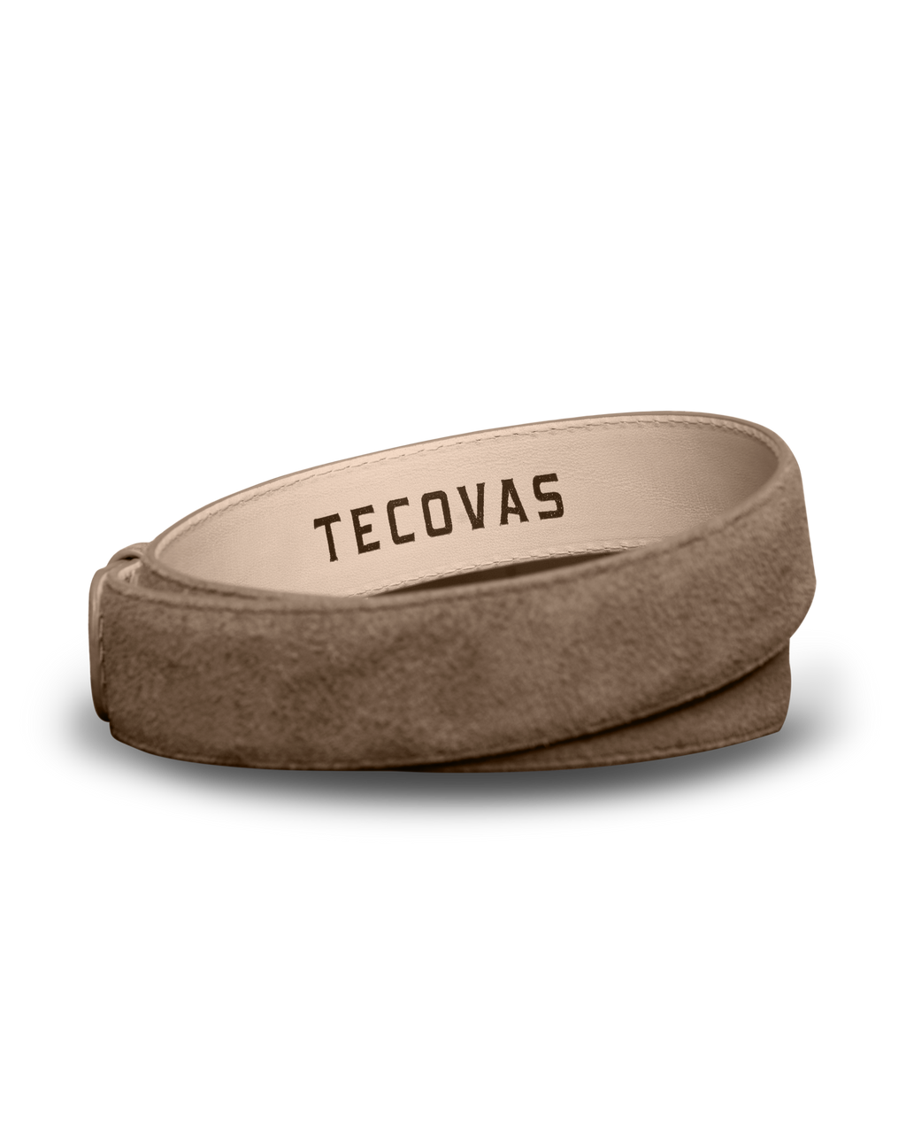 Men's Suede Belt - Granite Suede
