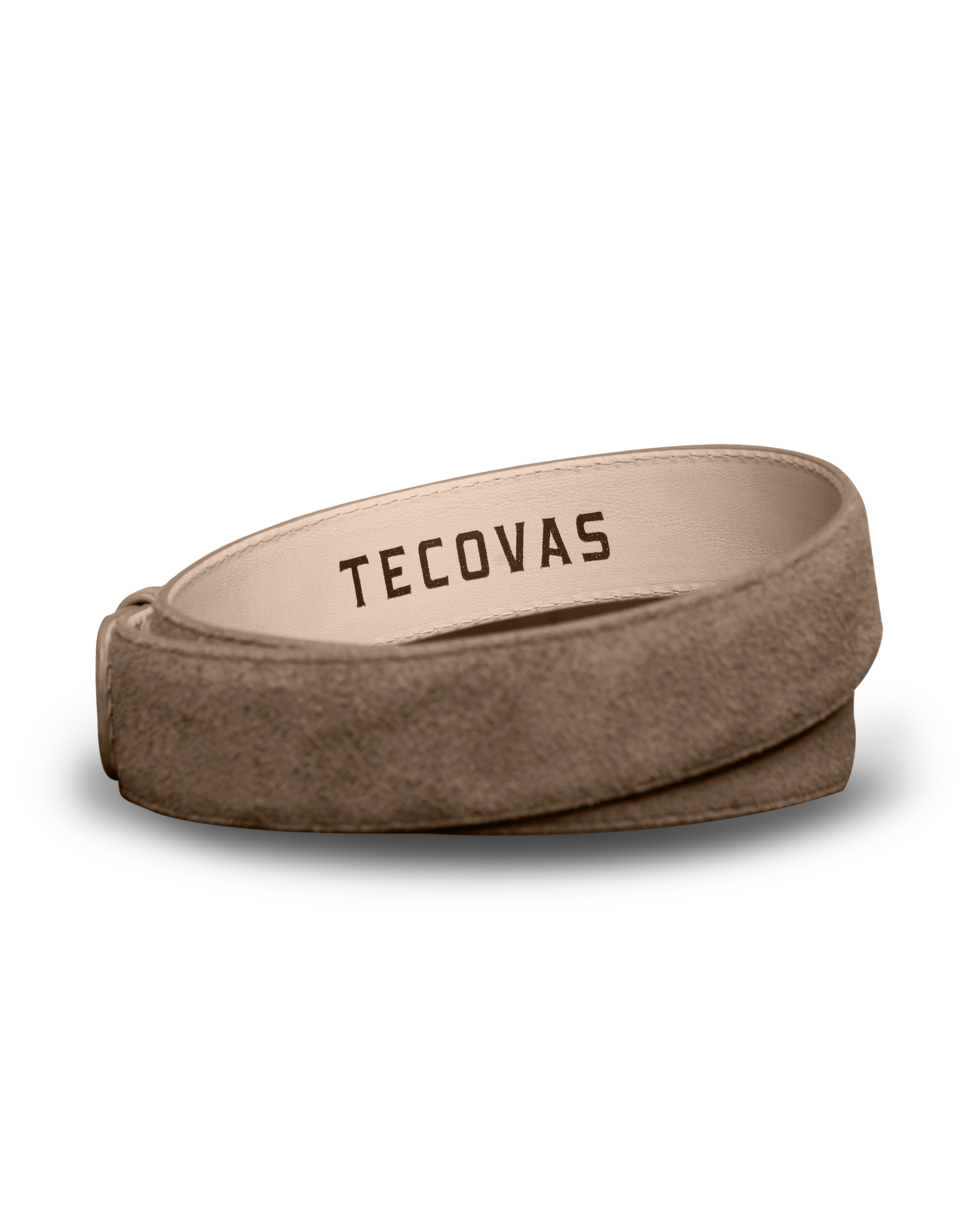 Men's Suede Belt - Granite Suede