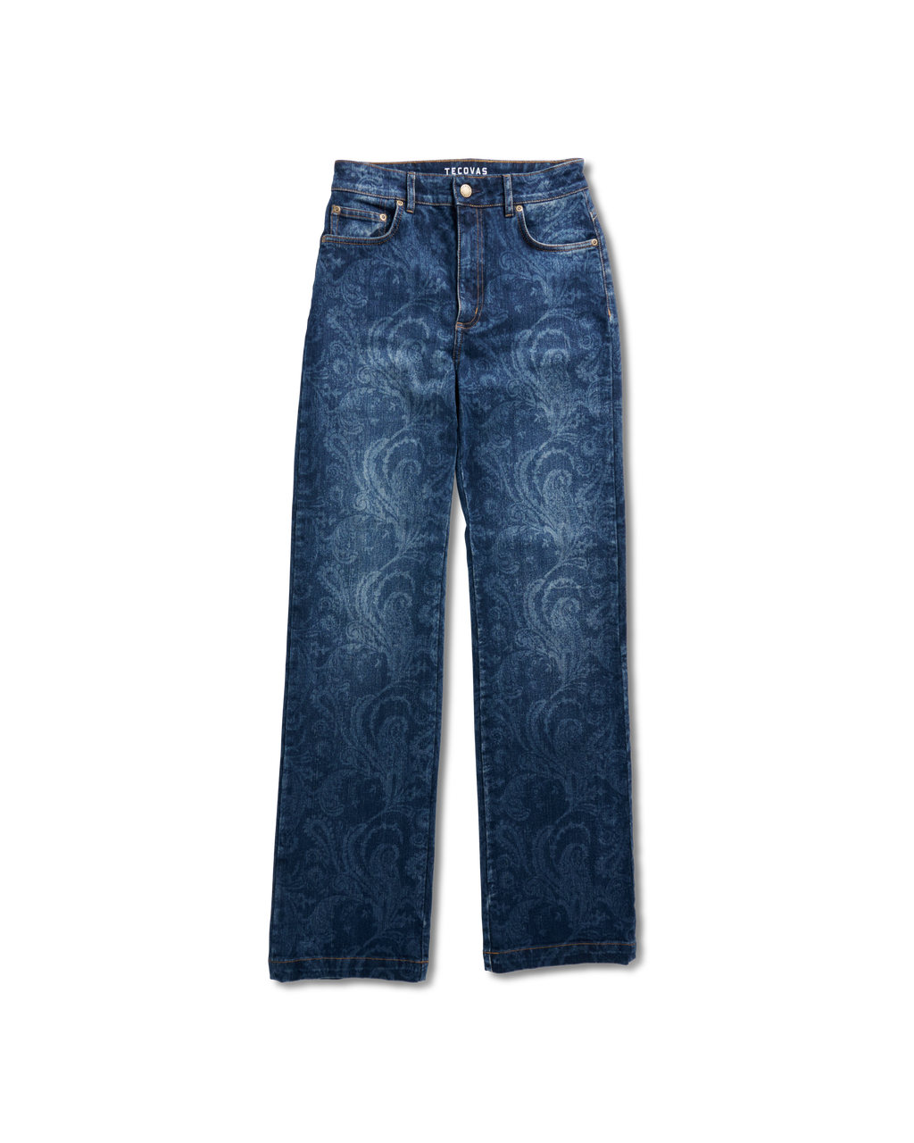 Women's Vintage High Rise Jean - Blue Paisley Denim