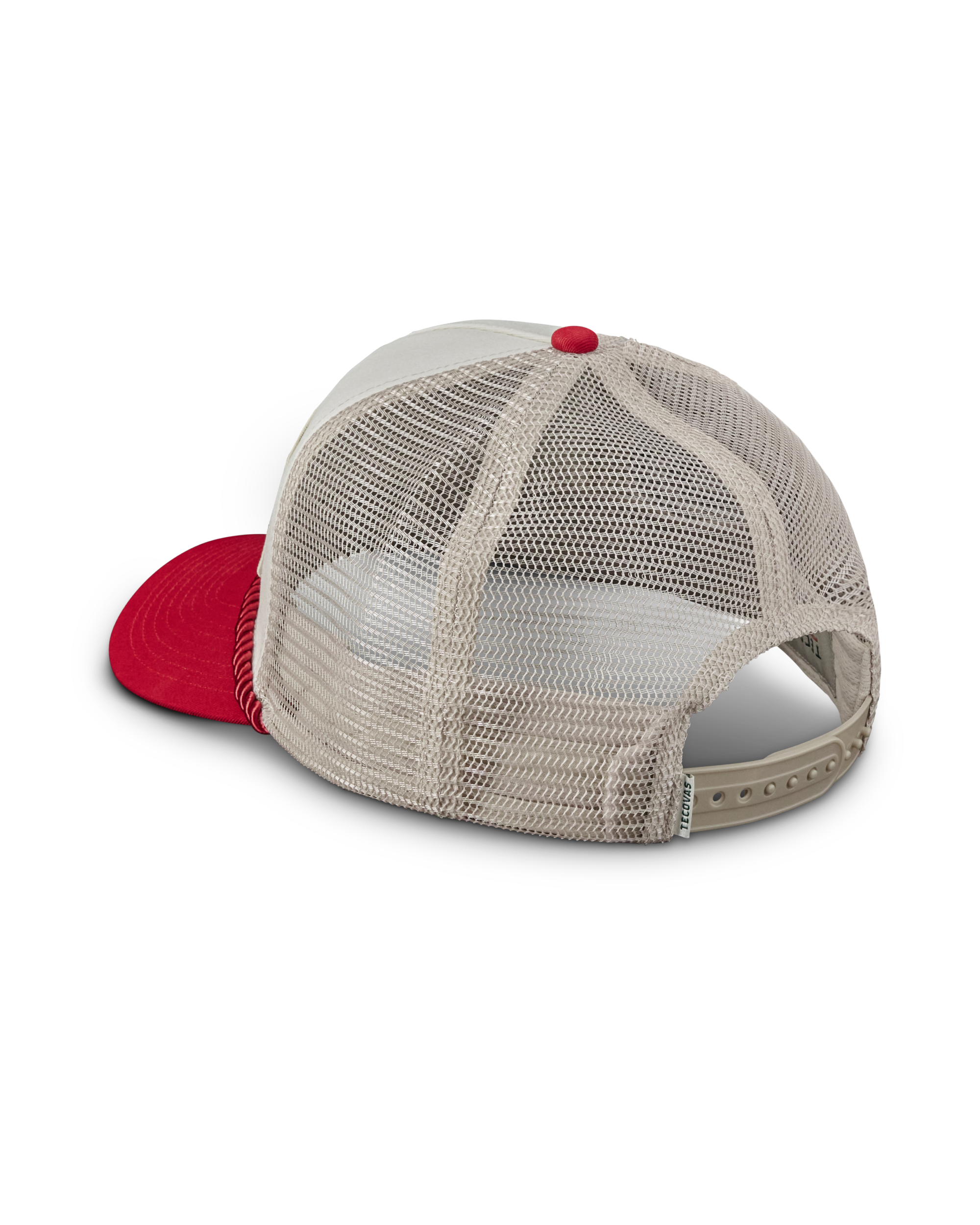 Cowgirl Patch Trucker - Red White Cotton Polyester