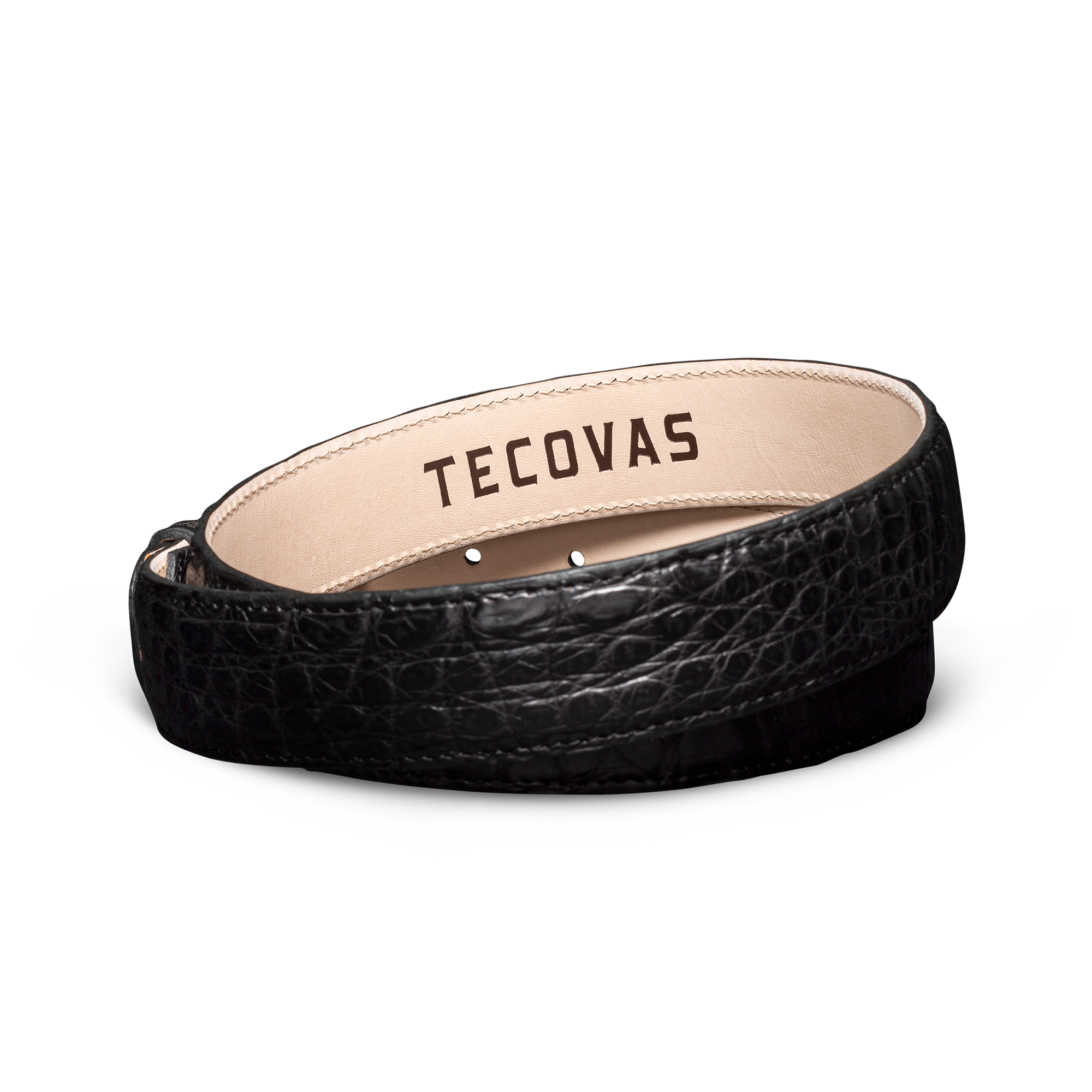 Men's Caiman Belt - Mahogany Caiman