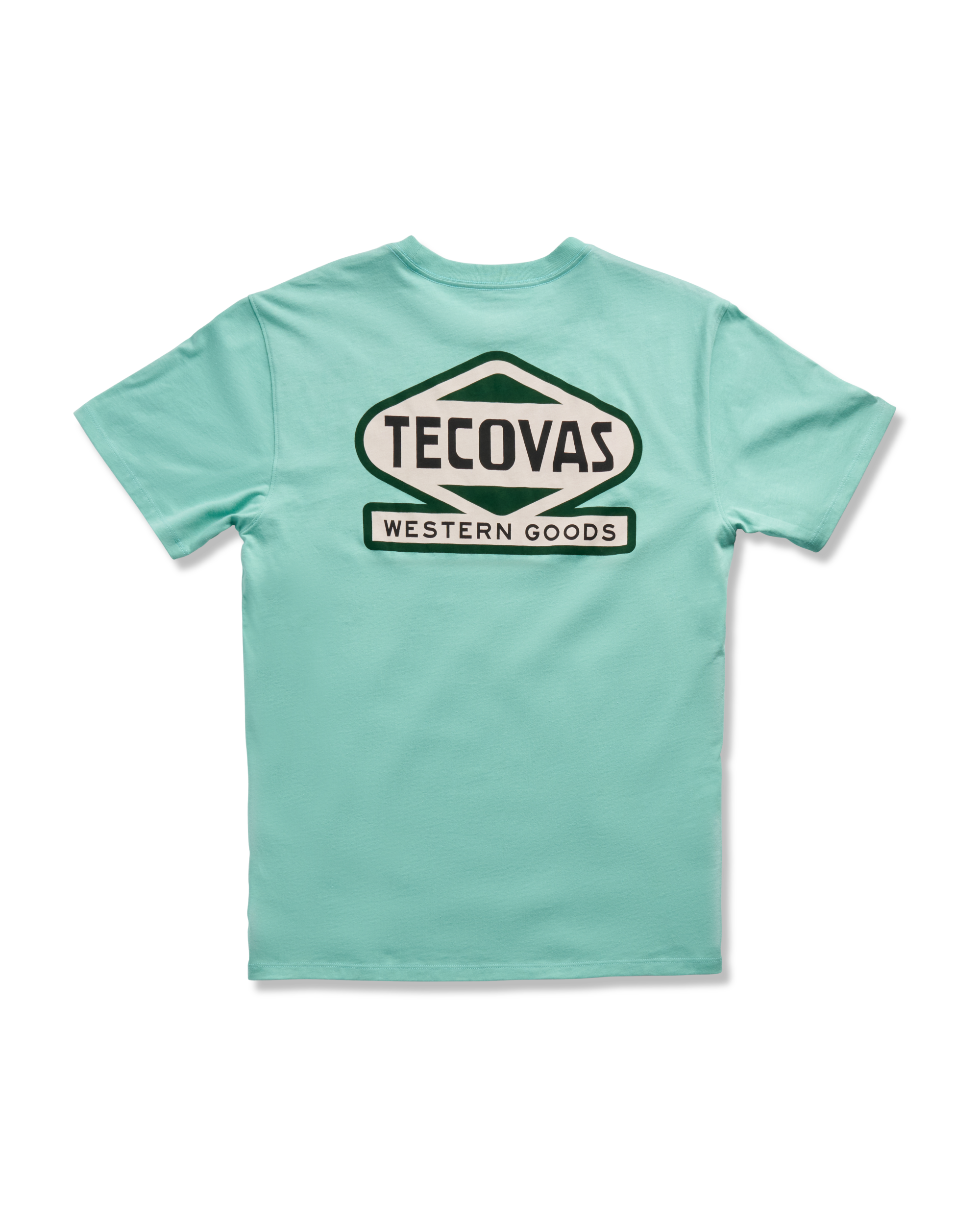 Men's Neon Sign Tee - Turquoise Pima Cotton