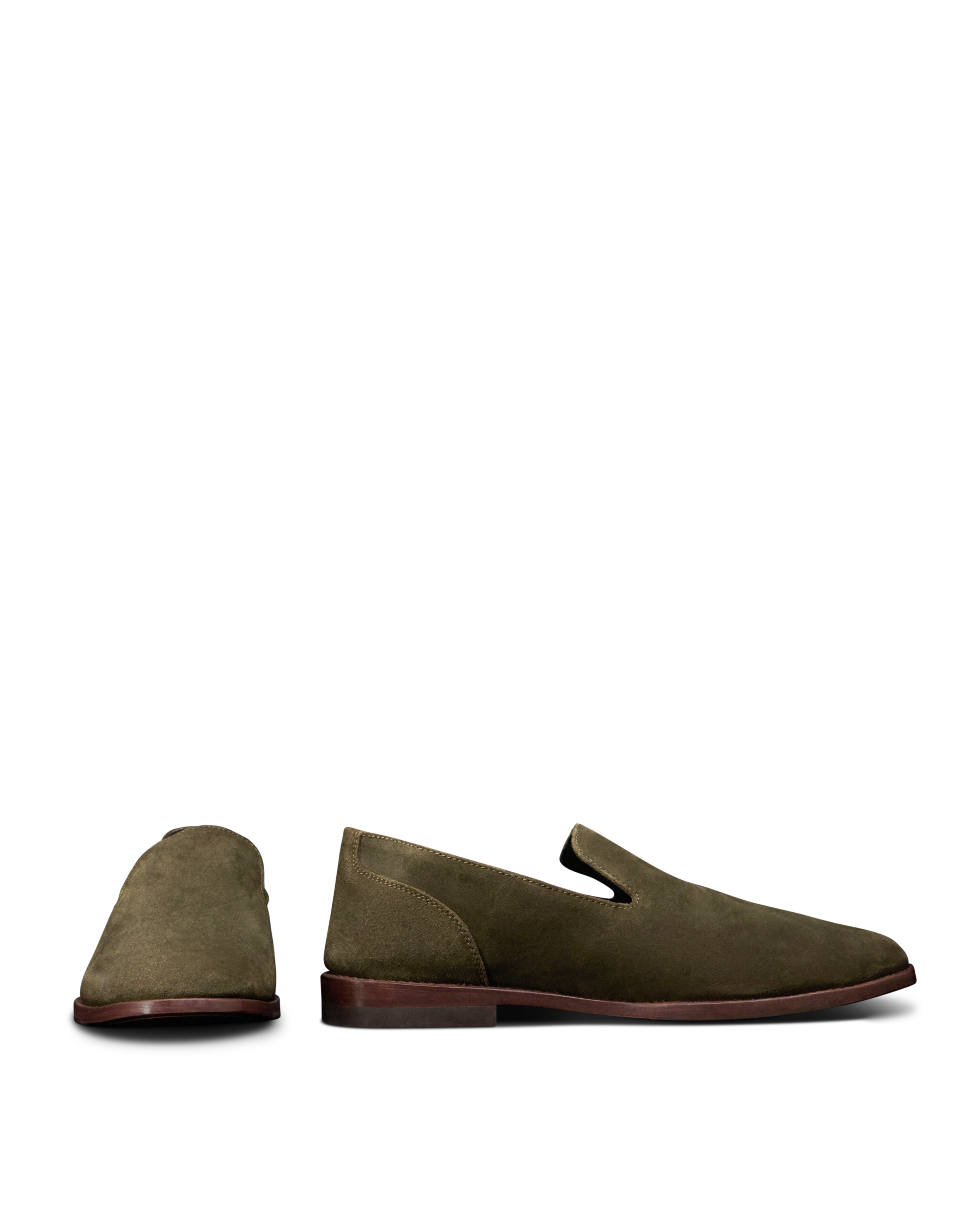 The Monterrey - Olive Suede