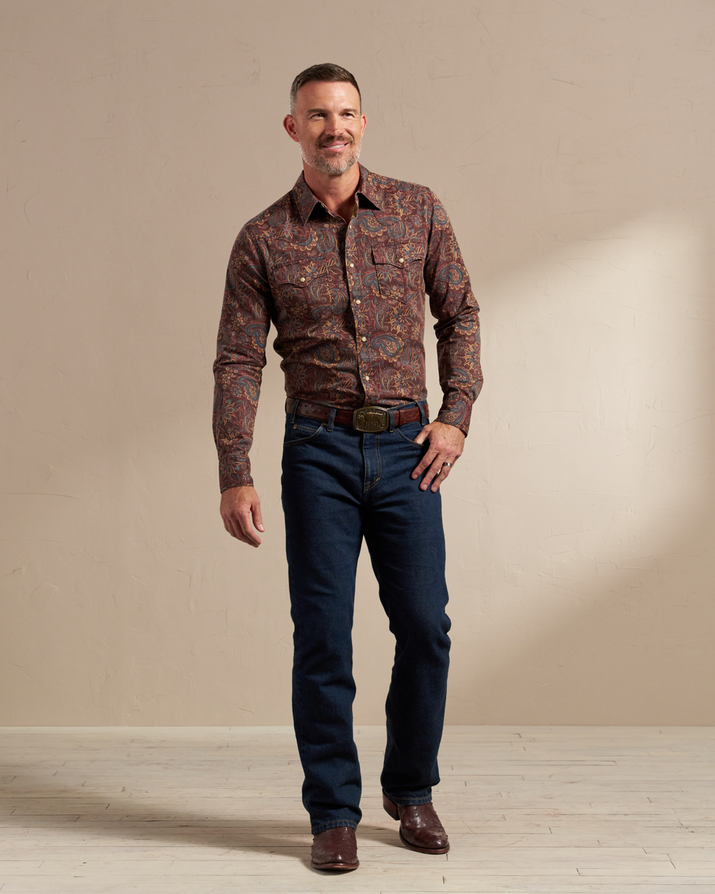 The Wyatt - Mahogany Ostrich