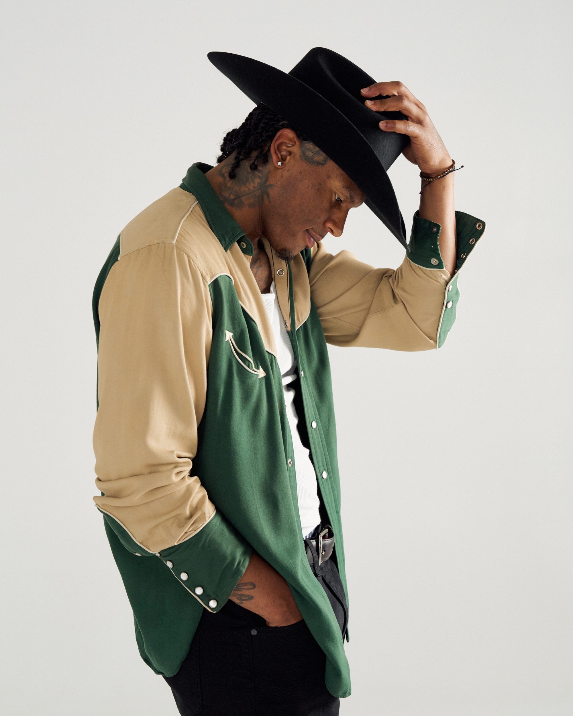Cattleman Wool Cowboy Hat - Black Wool