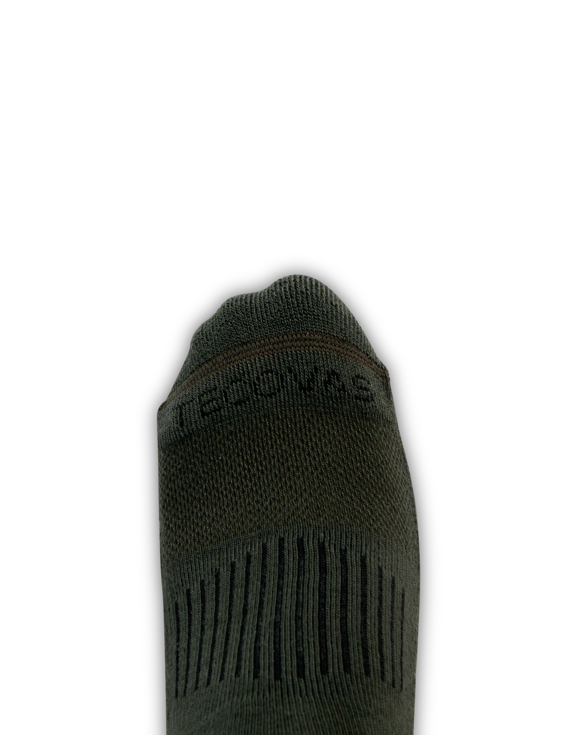 Crew Socks (3-Pack) - White Green Light Gray Polyester Spandex