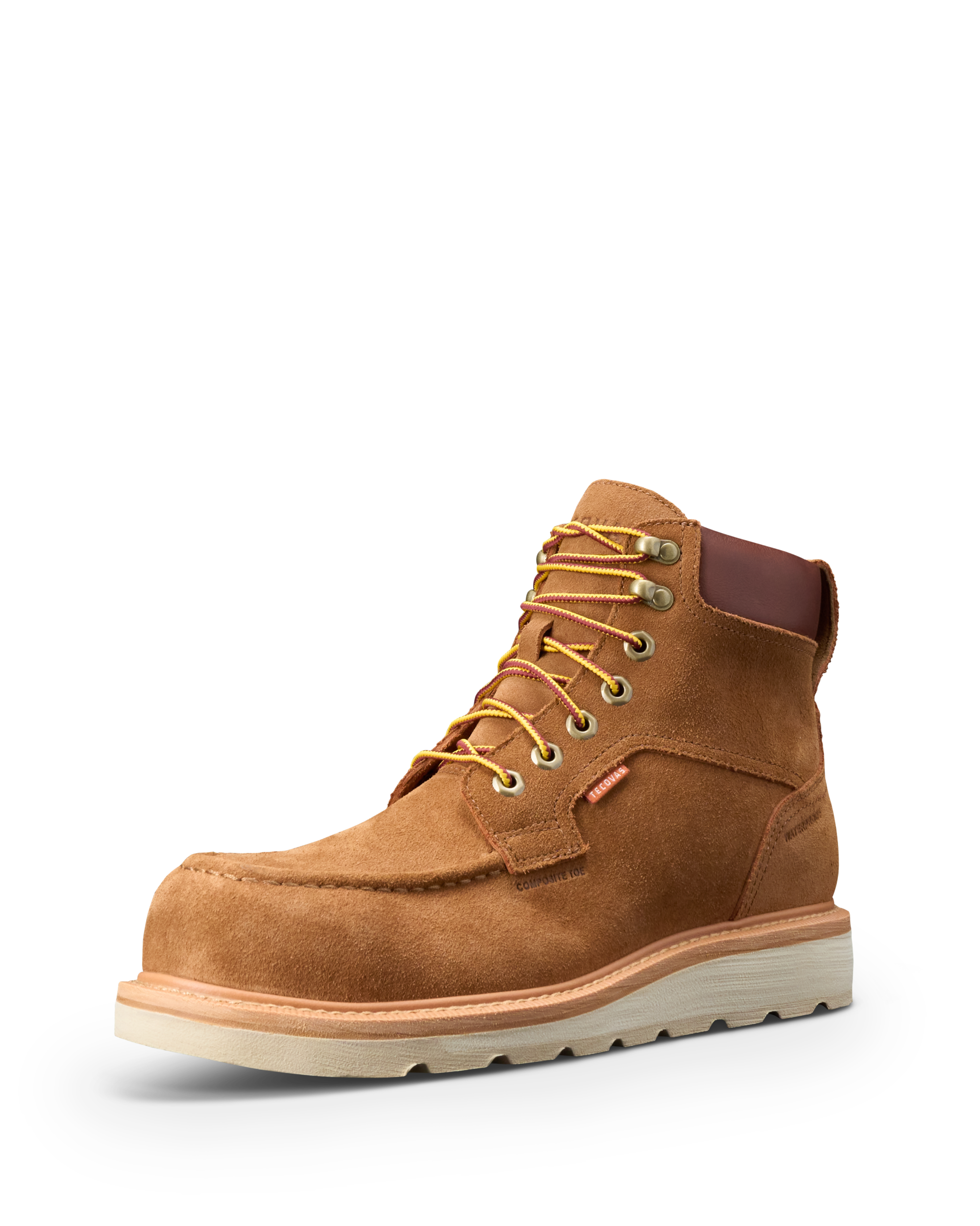 LongHaul Waterproof Moc Composite Toe Work Boot - Cashew Roughout
