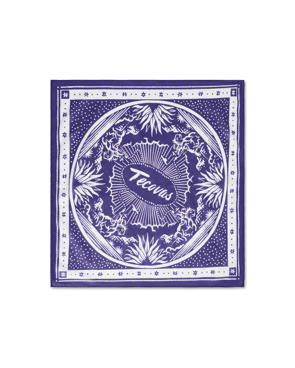 Gameday Bandana - Purple Cotton