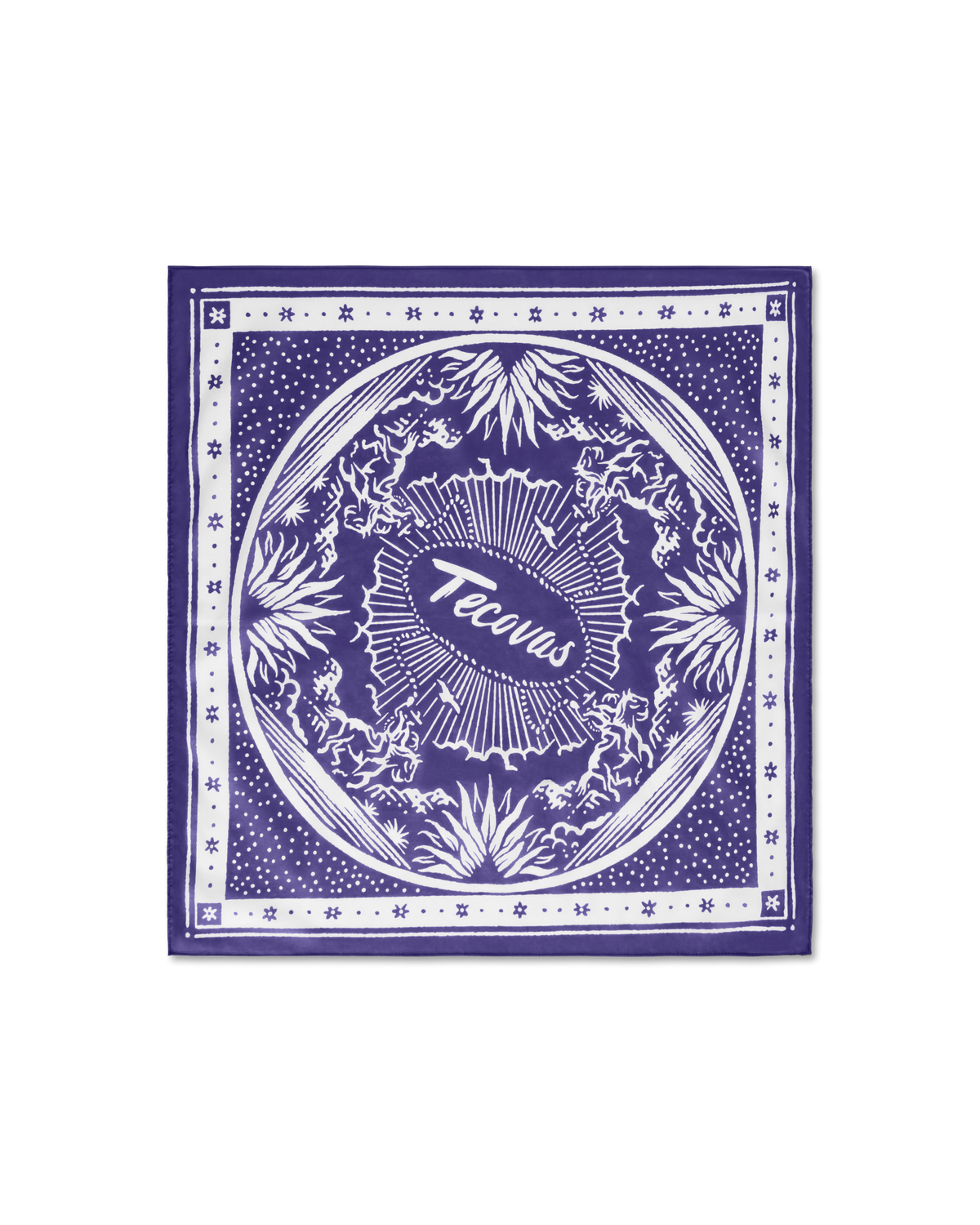 Gameday Bandana - Purple Cotton