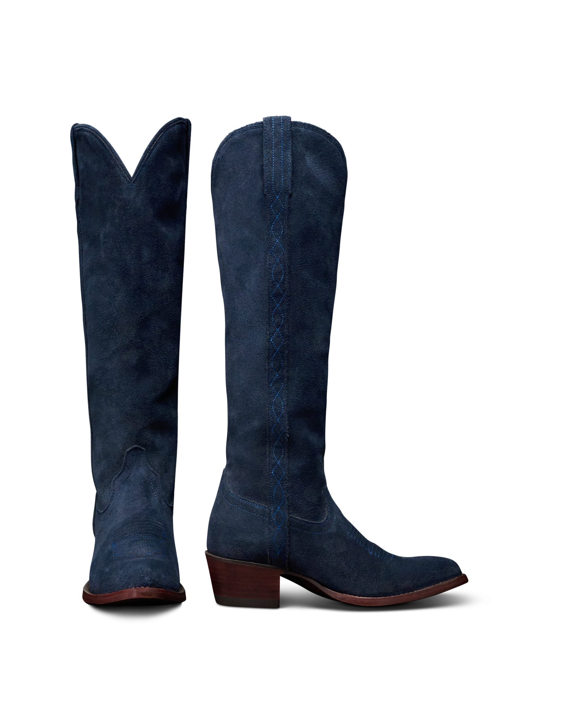 The Abby Cavalier - Eclipse Suede