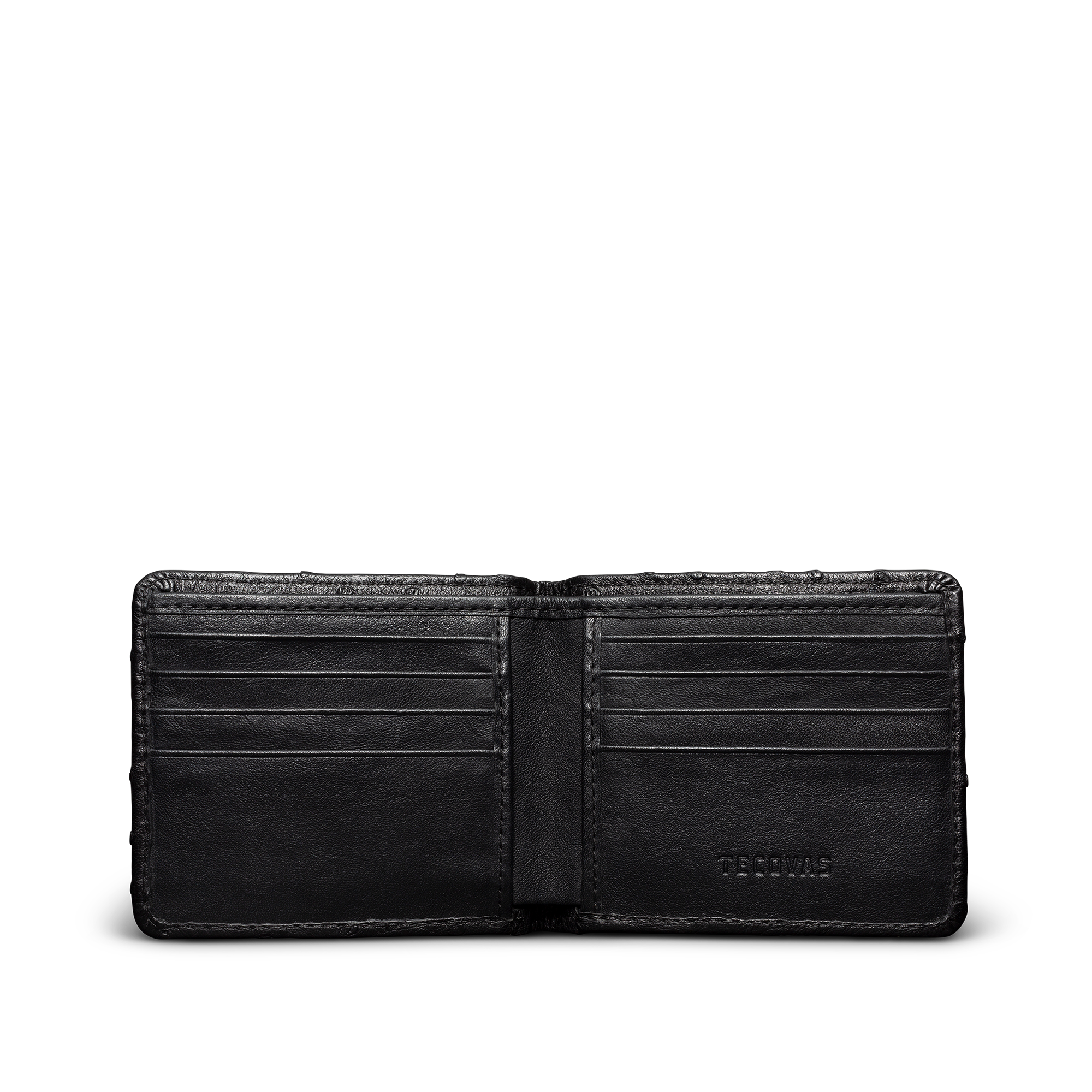 Ostrich Billfold - Midnight Ostrich