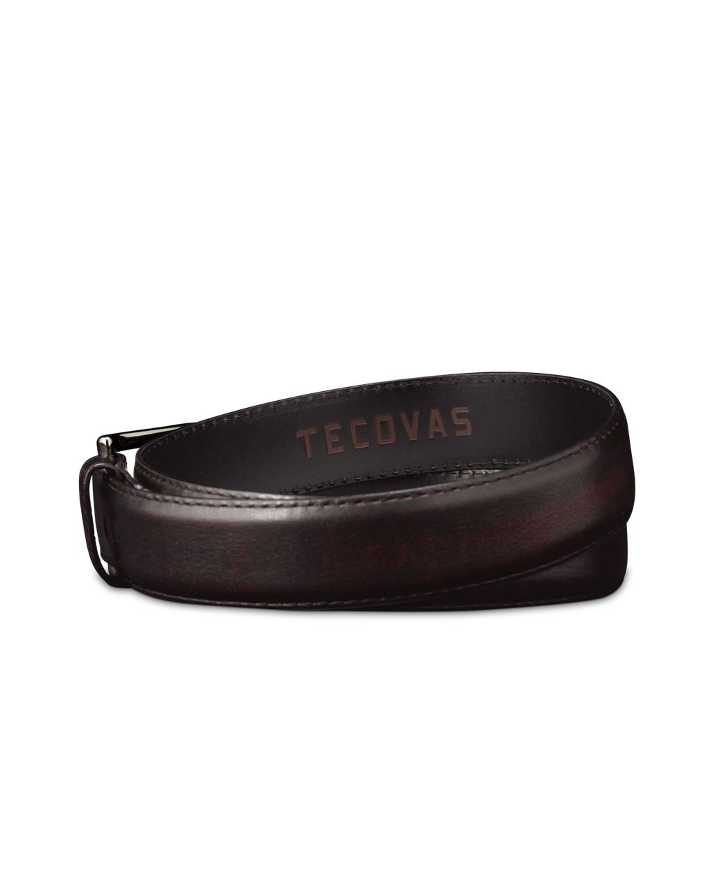 Men's Cowhide Belt - Black Cherry Cowhide
