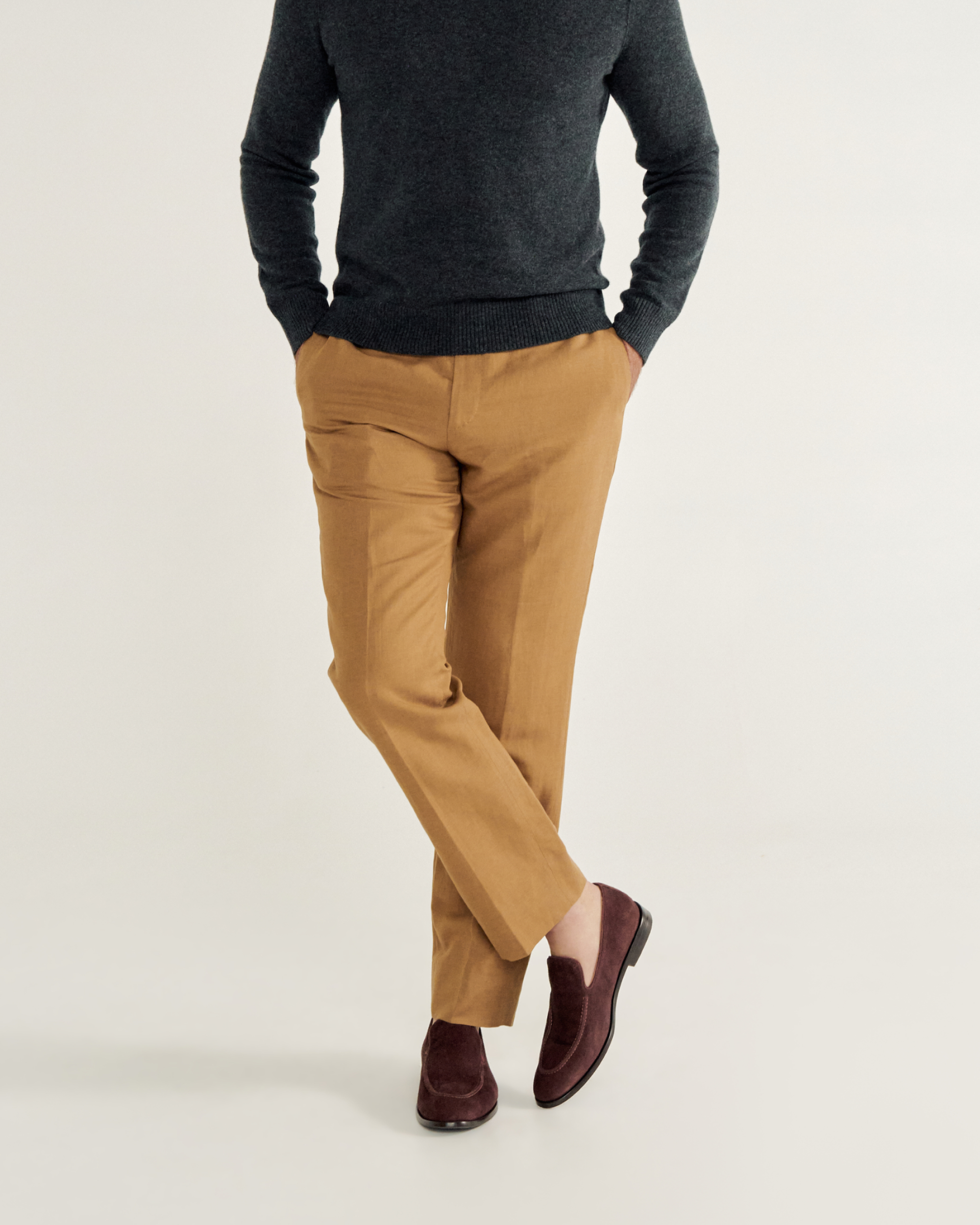 The Bennett - Earth Deerskin Roughout