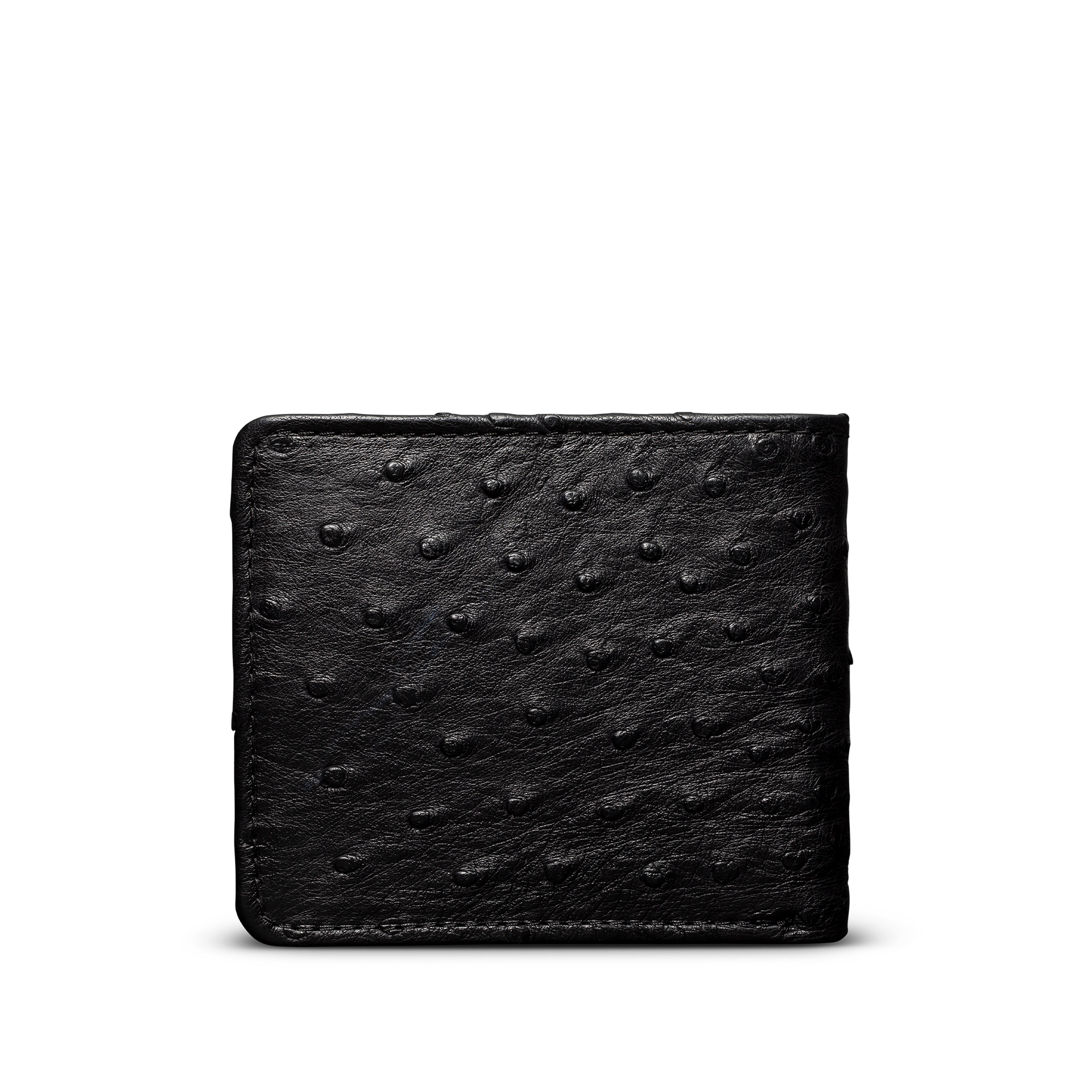 Ostrich Billfold - Midnight Ostrich