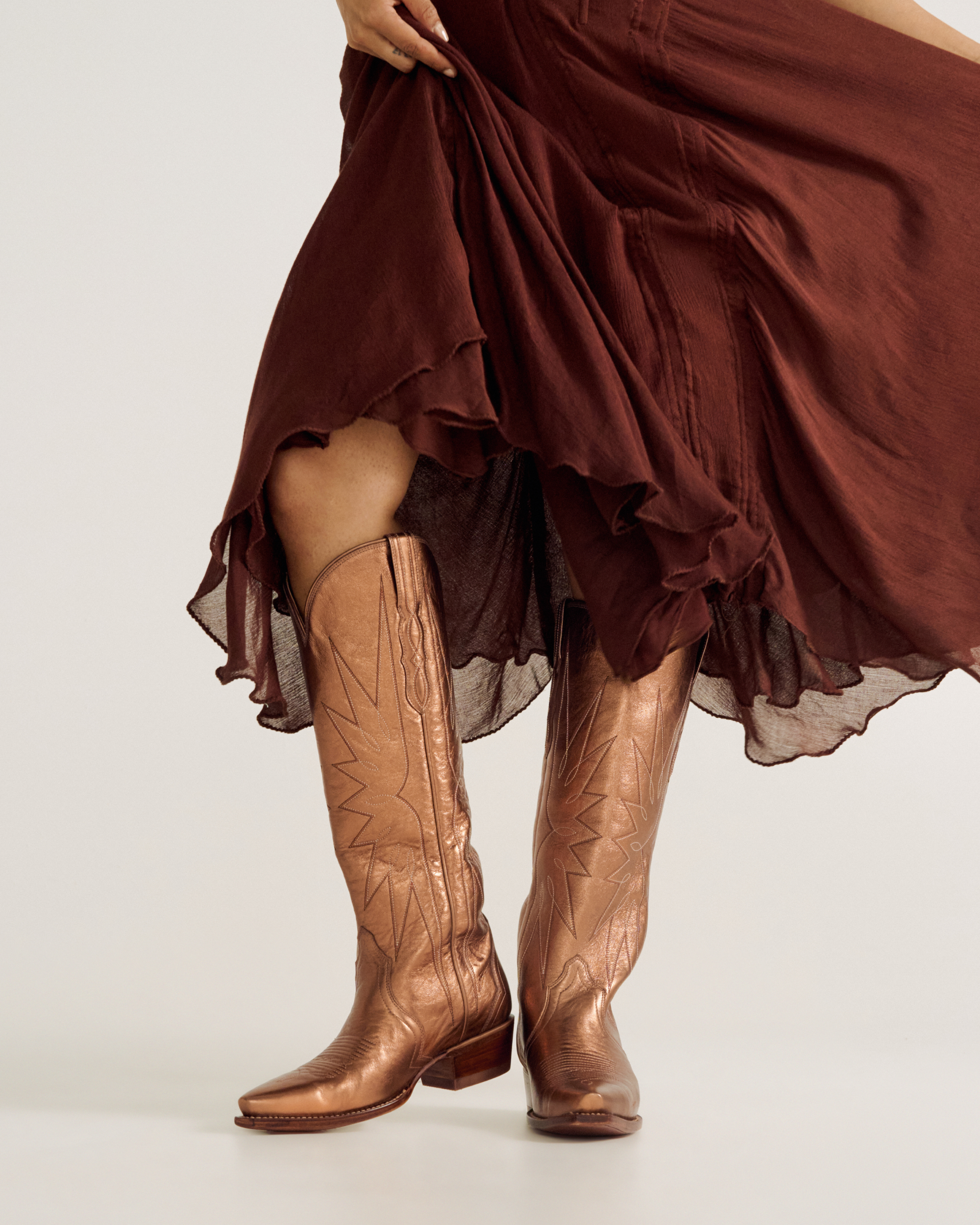 The Loretta - Copper Cowhide