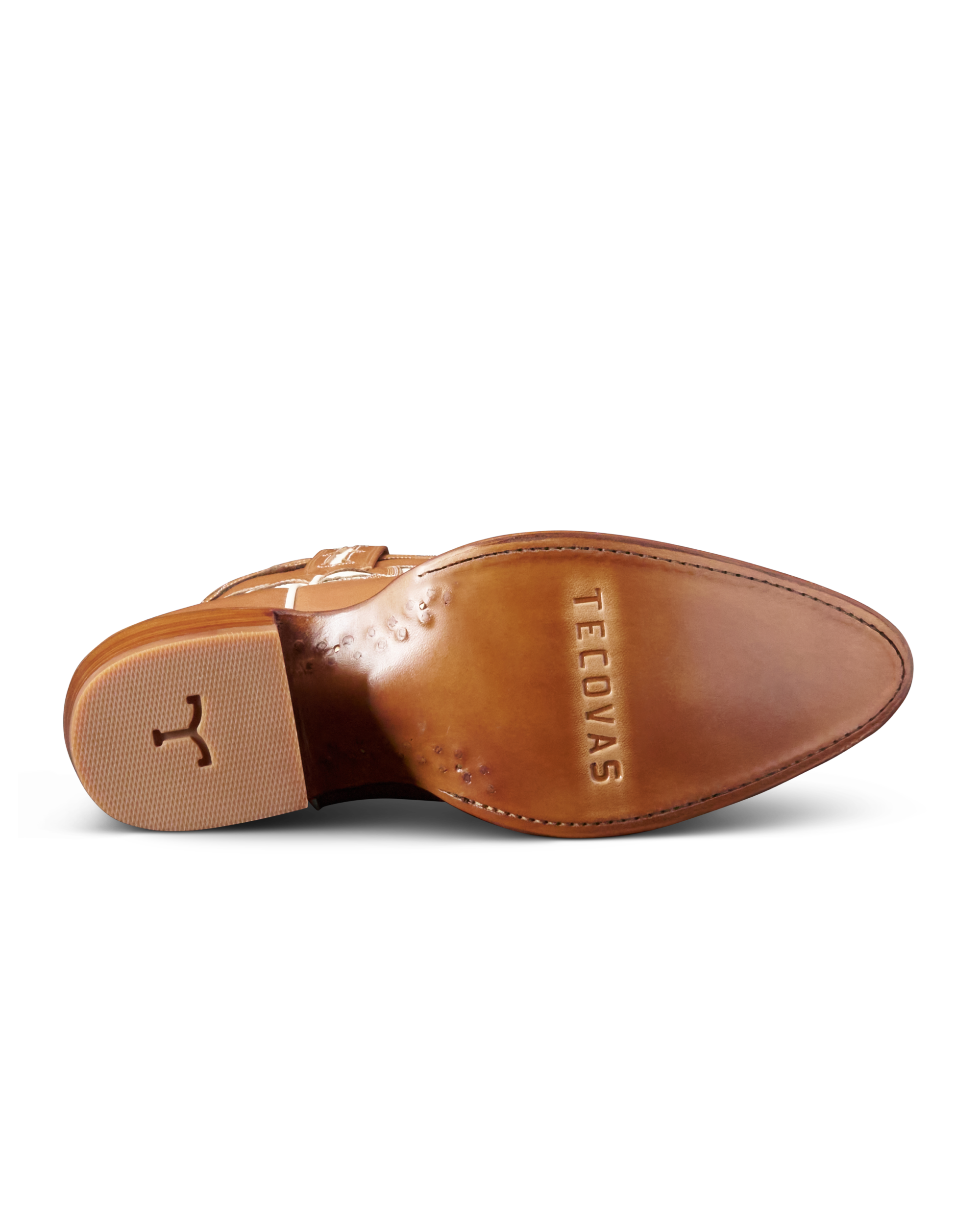 The Jolene - Caramel Bone  Cowhide