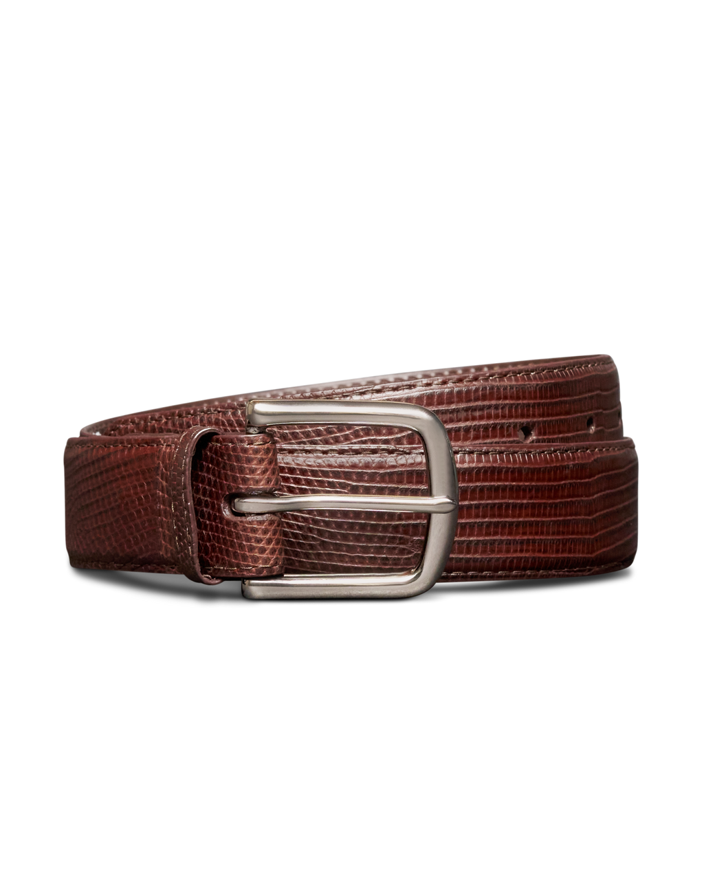 Men's Lizard Belt - Hazelnut Lizard