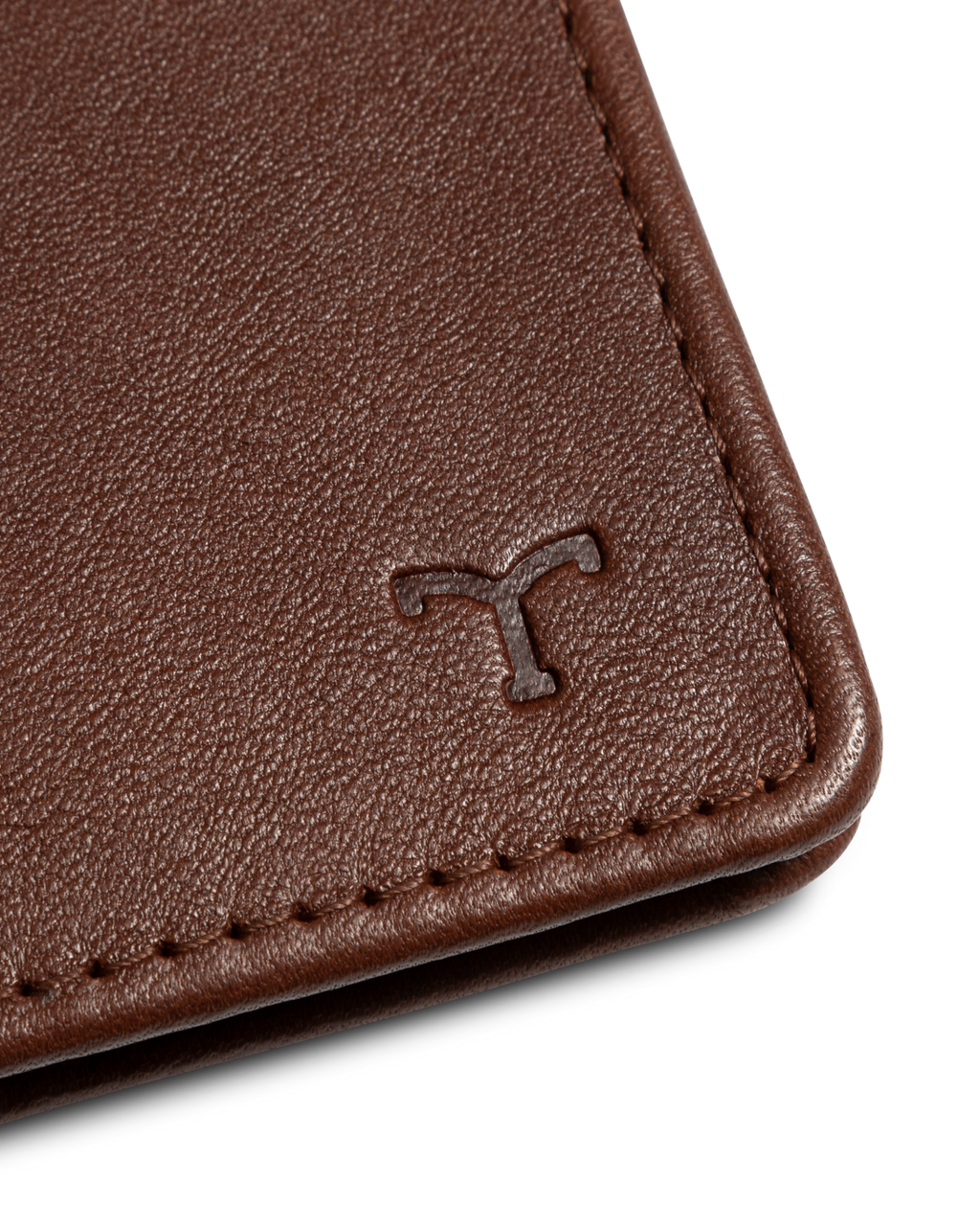 Cowhide Bifold Card Case - Bourbon Cowhide