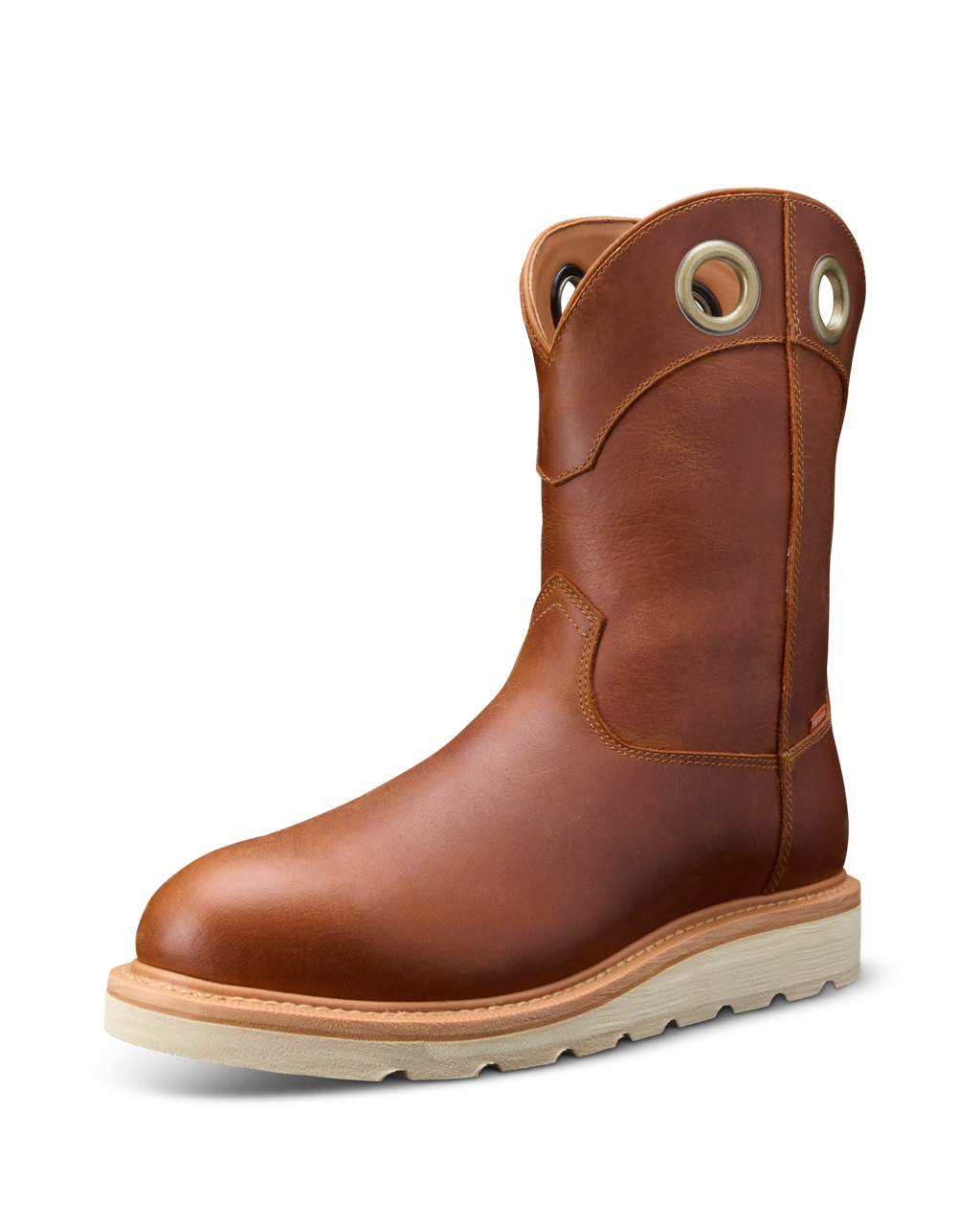 LongHaul Waterproof Roper Composite Toe Work Boot - Saddle Cowhide