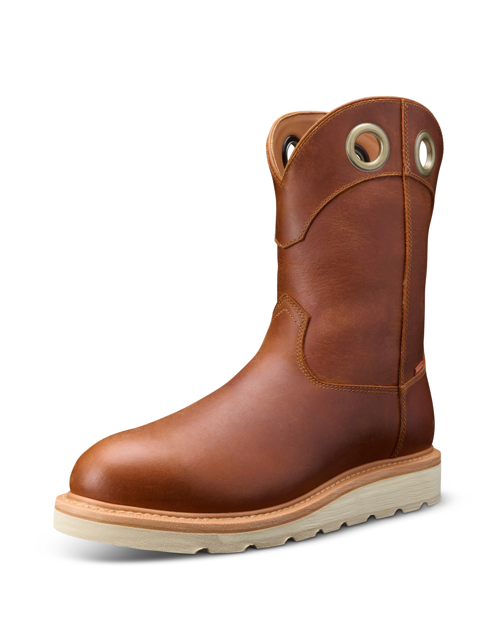 LongHaul Waterproof Roper Composite Toe Work Boot - Saddle Cowhide