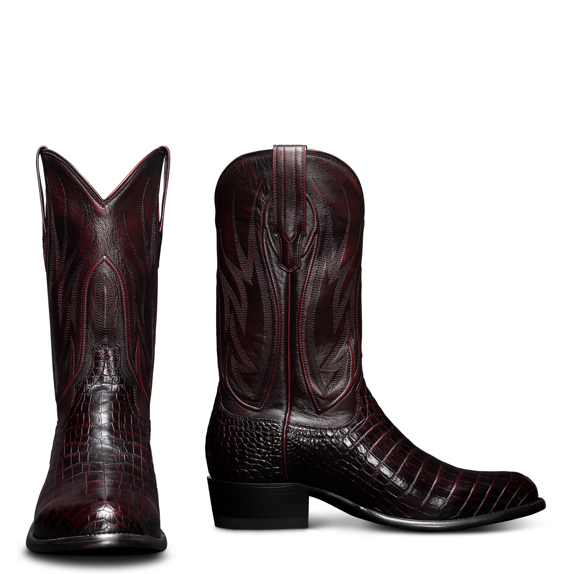 The Cooper - Black Cherry Crocodile
