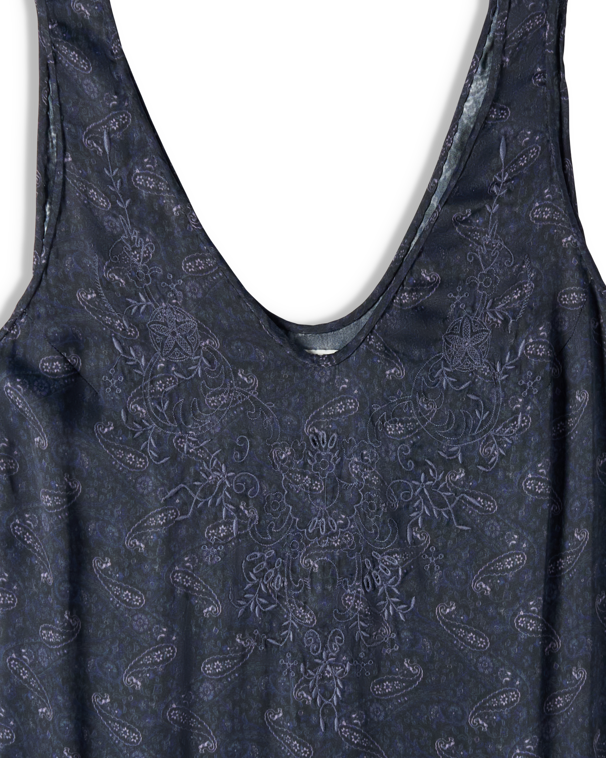 Women's Embroidered Slip Dress - Eclipse Viscose