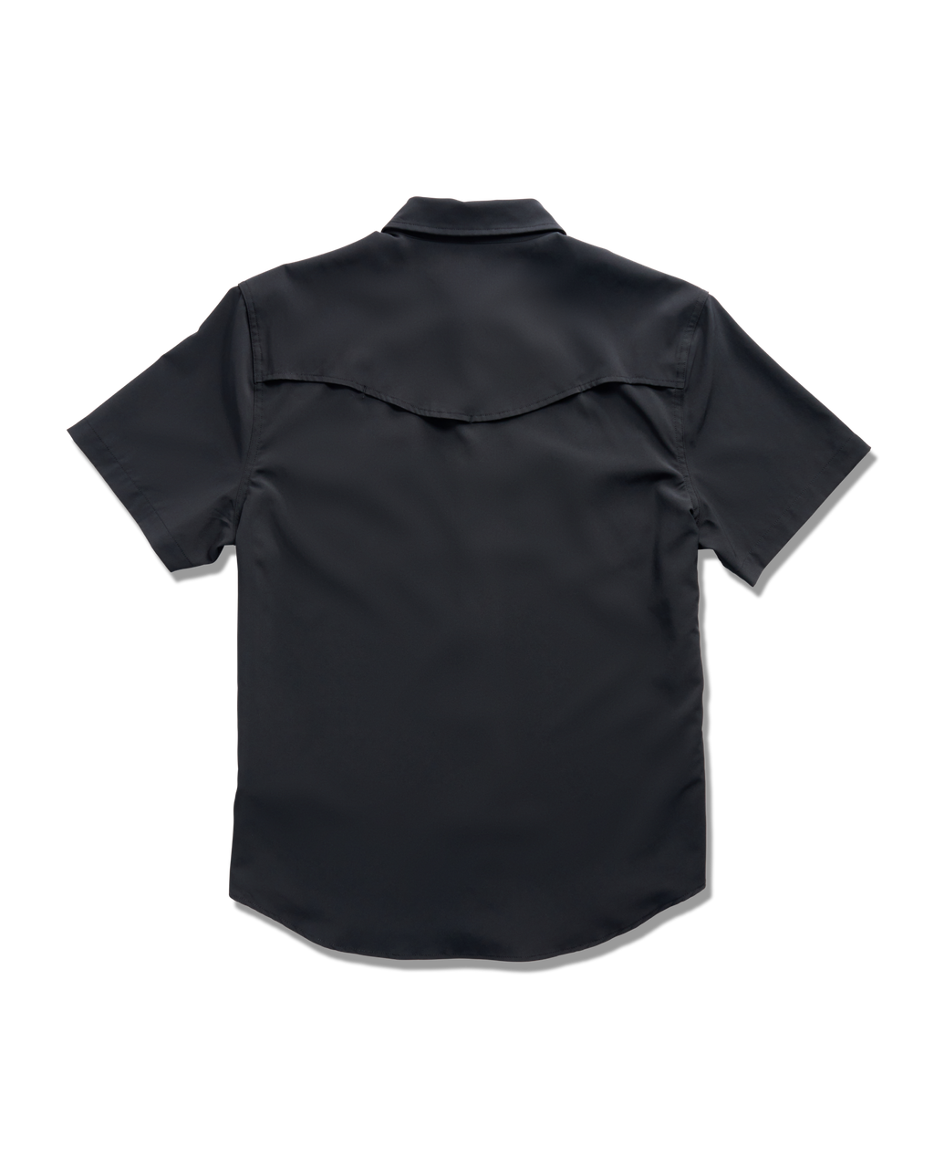Men's Performance Short Sleeve Western Pearl Snap - Classic Fit - Black Performance
