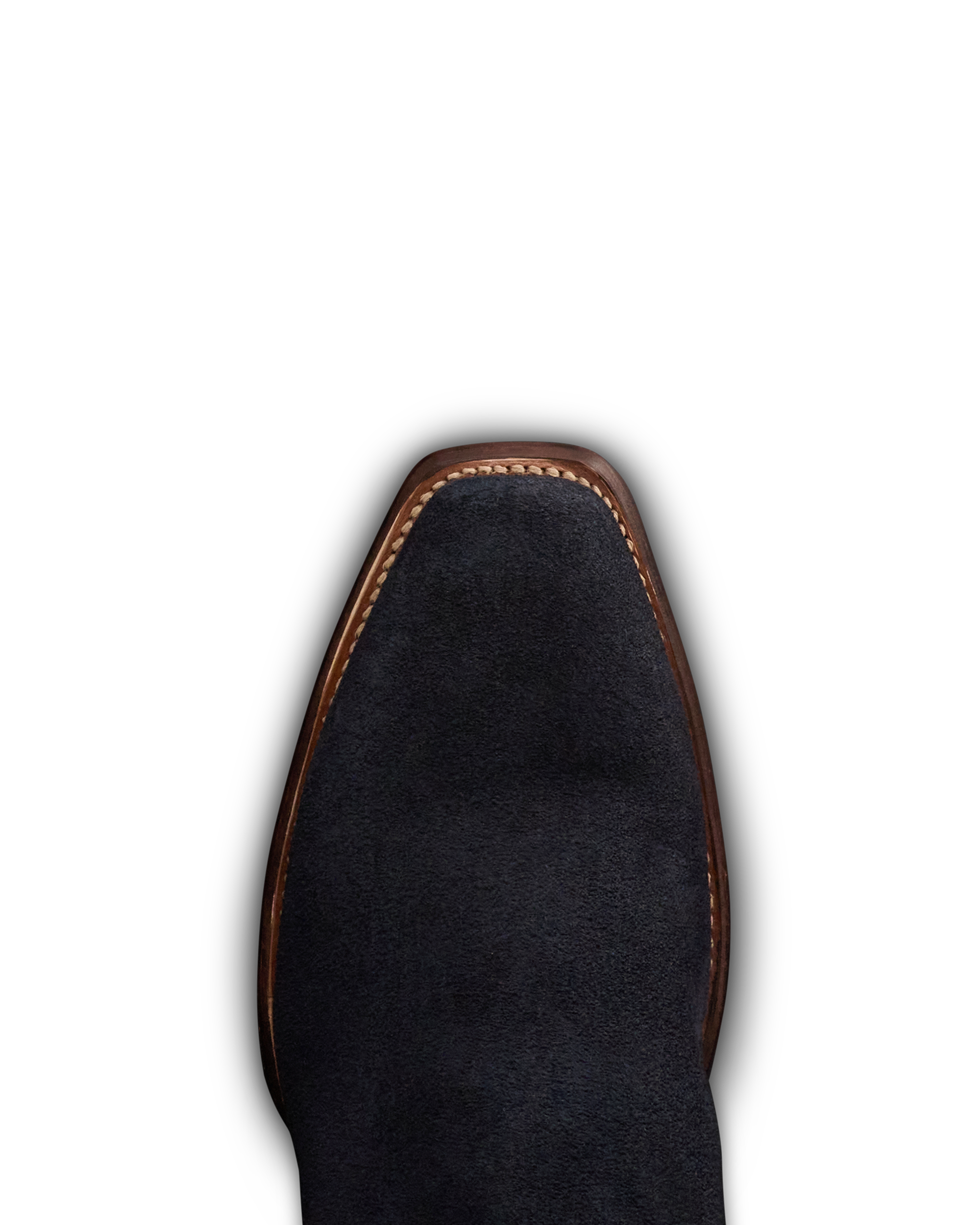 The Warren - Navy White Suede