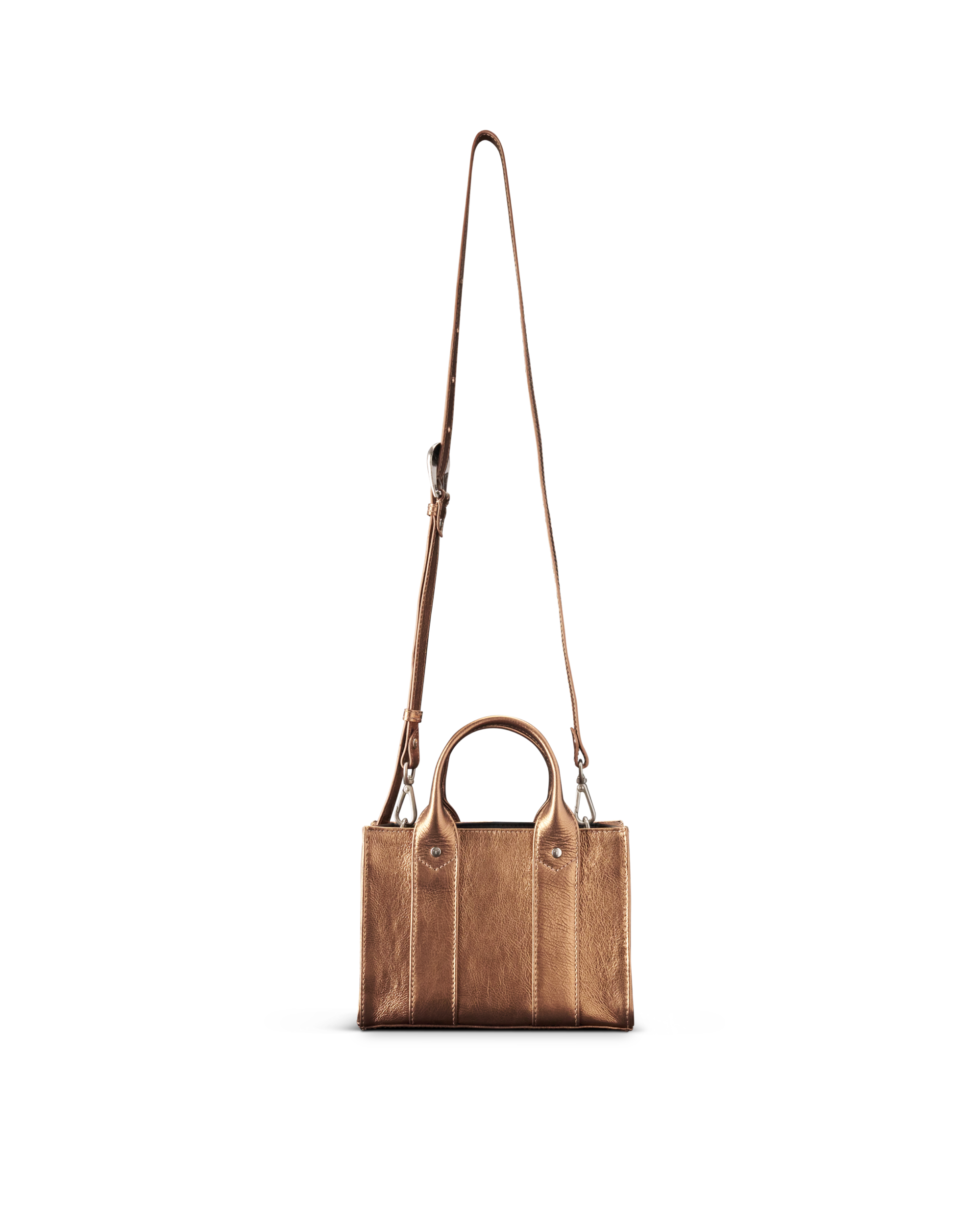 Mini Satchel - Copper Cowhide
