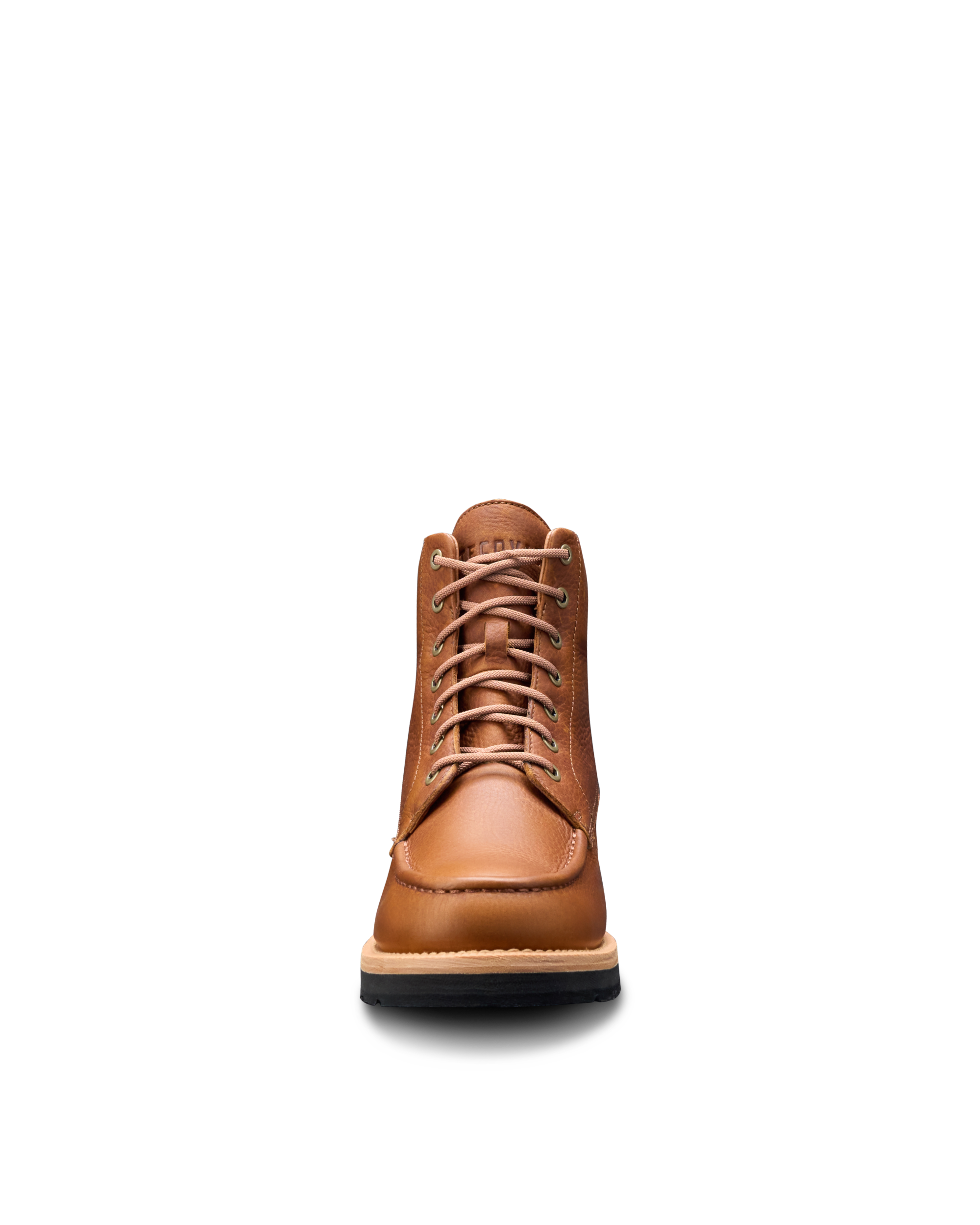 The Rugged Moc - Saddle Cowhide