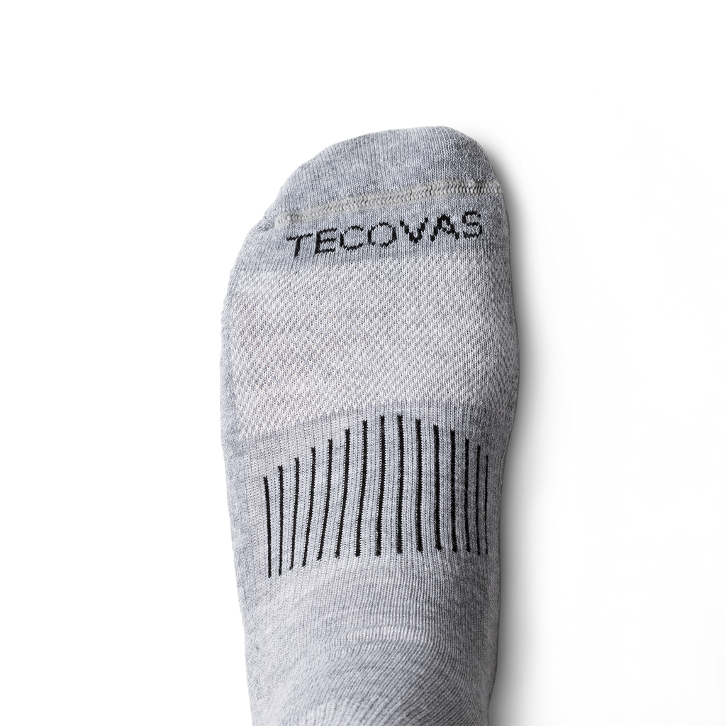 Over-The-Calf Socks (Single) - Gray Polyester Spandex