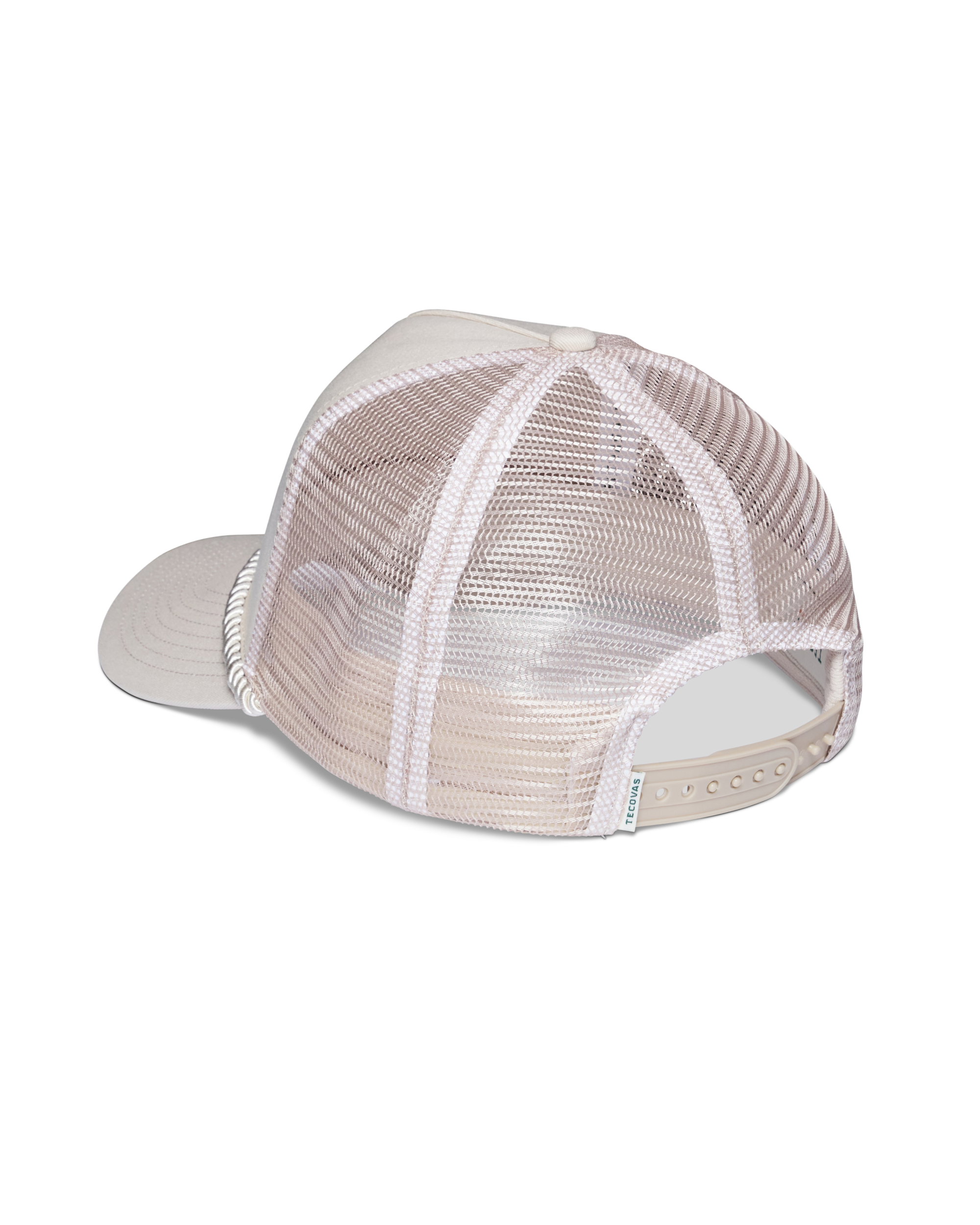 Ranch Supply Trucker Hat - Cream Cotton Polyester