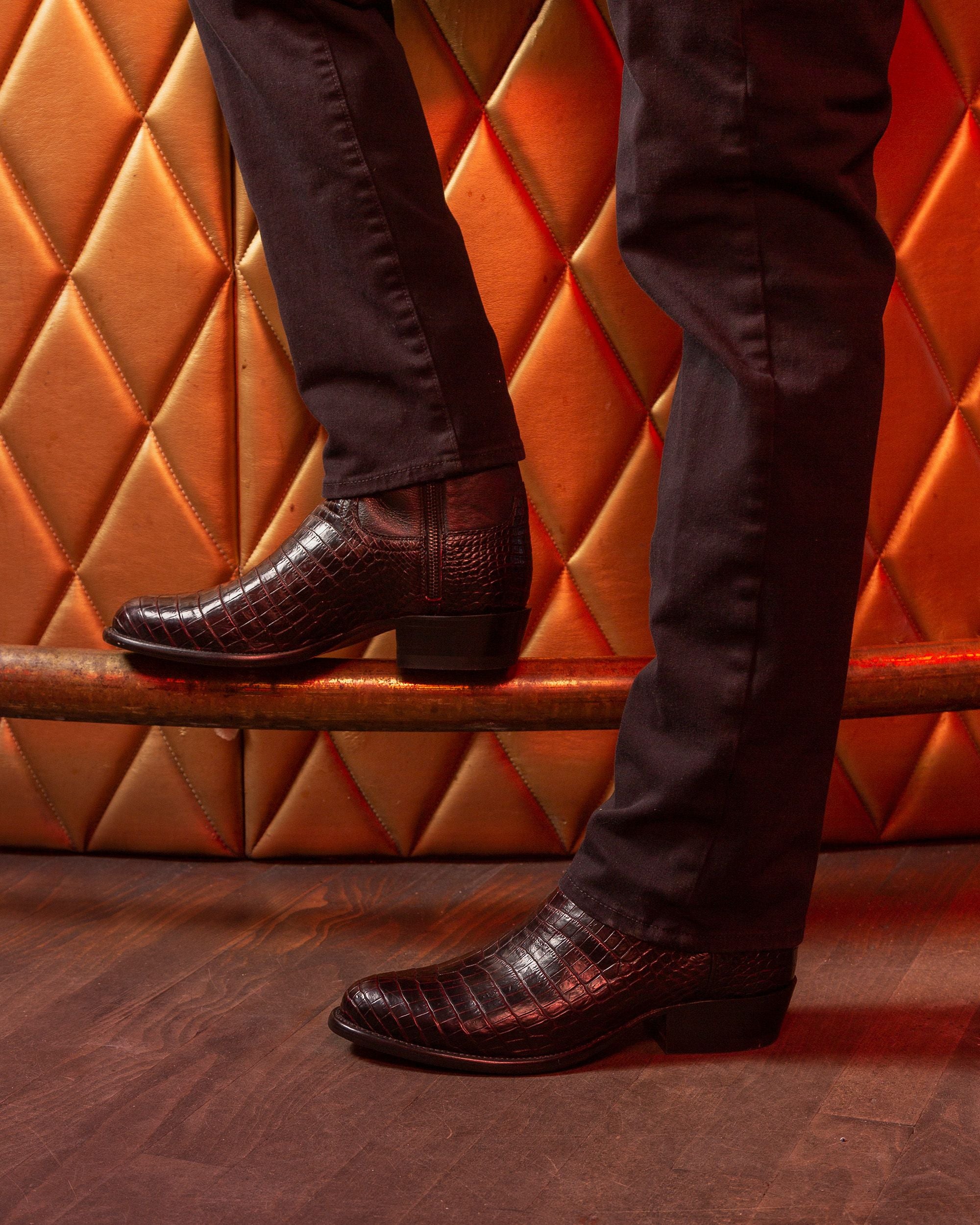 The Dean - Black Cherry Crocodile