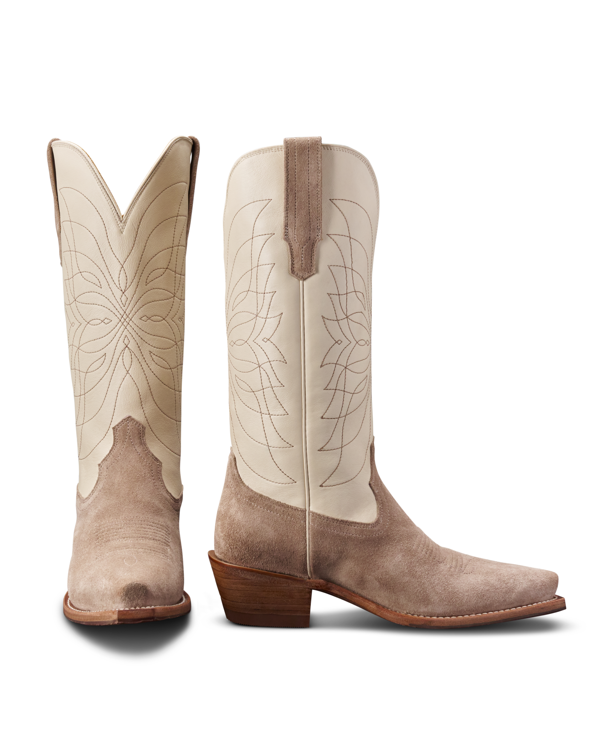 The Annie Monarch - Sand Bone Suede