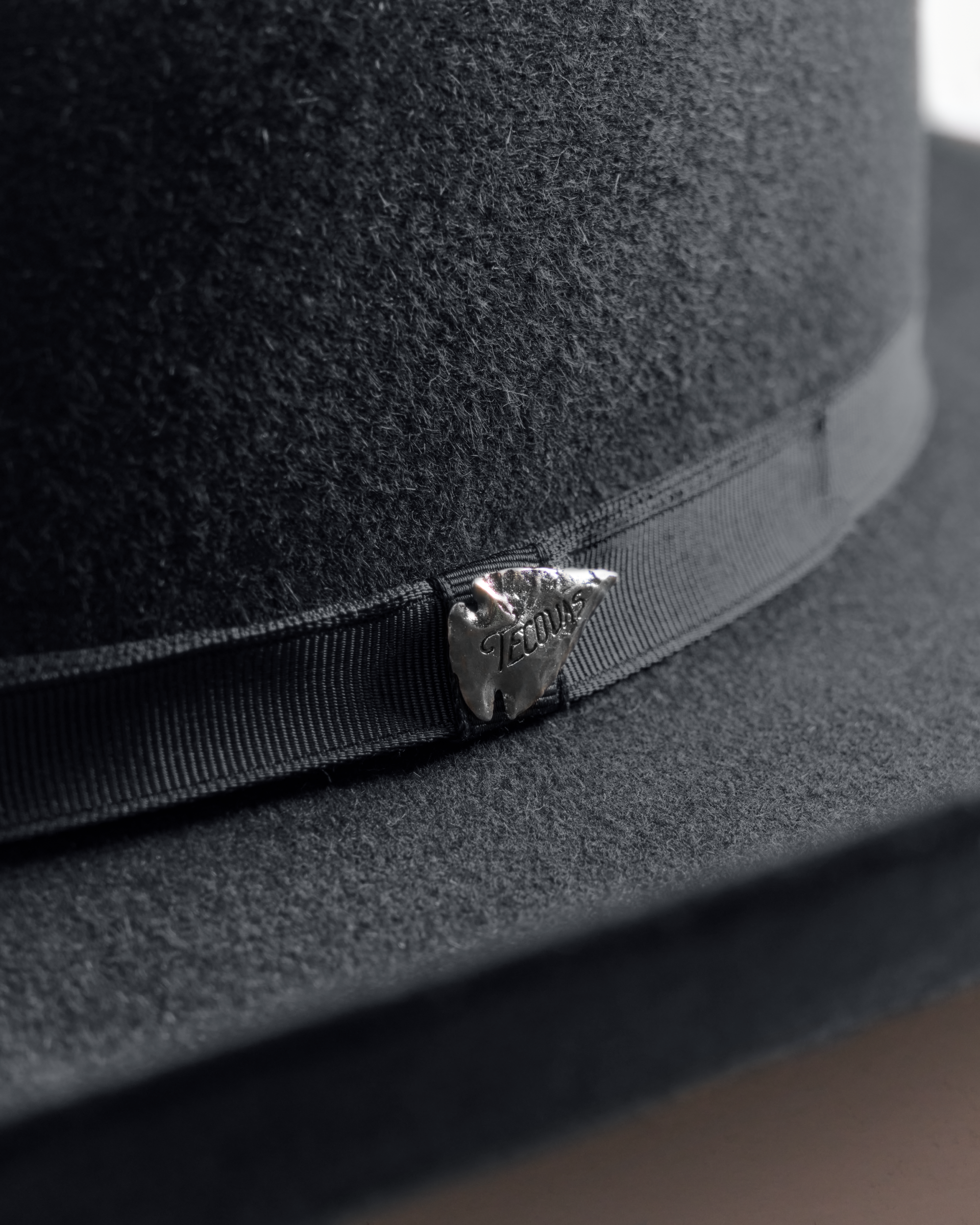 Cattleman Fur Cowboy Hat - Black Rabbit Fur