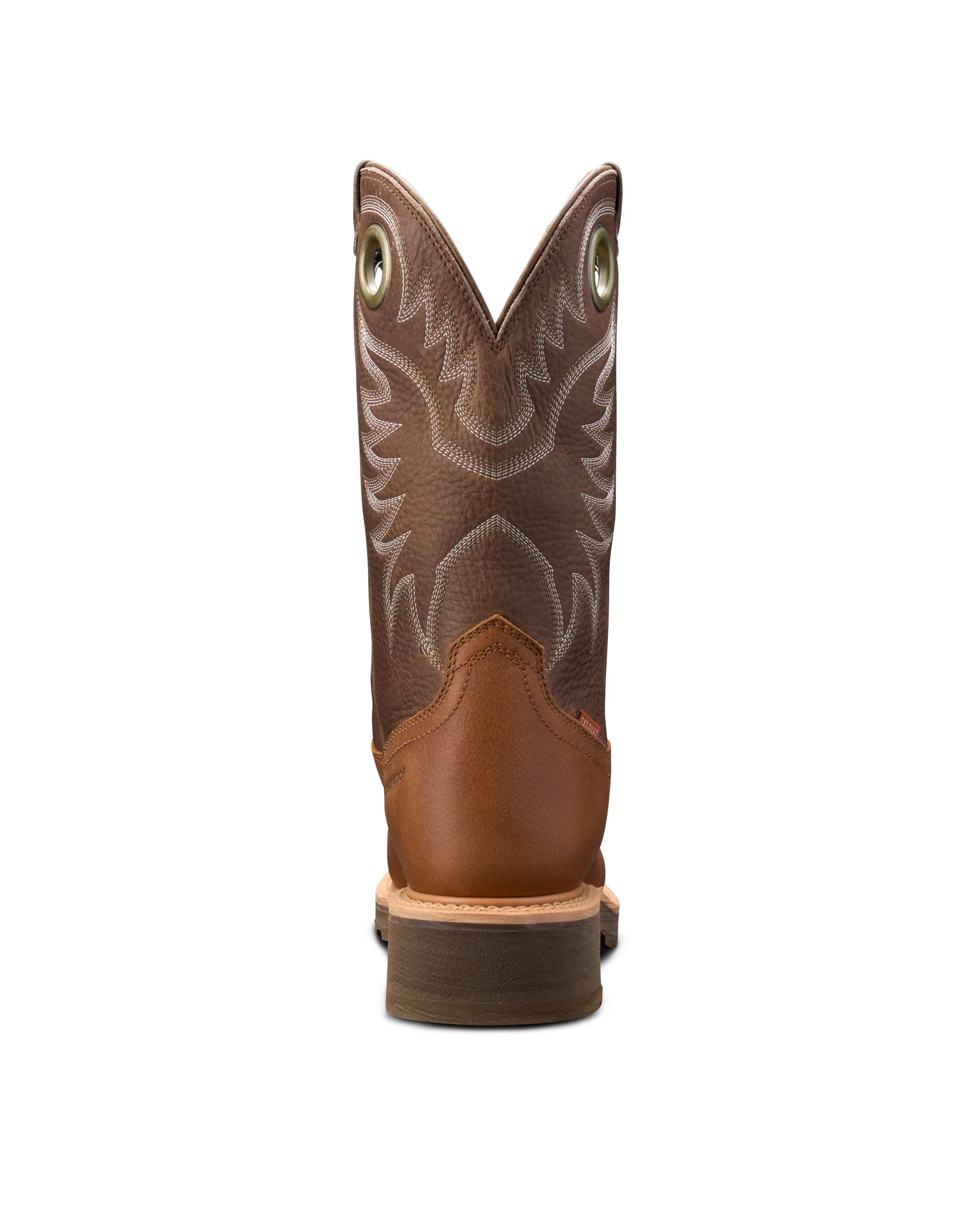 LongHaul Waterproof Square Composite Toe Work Boot - Saddle Fossil Cowhide